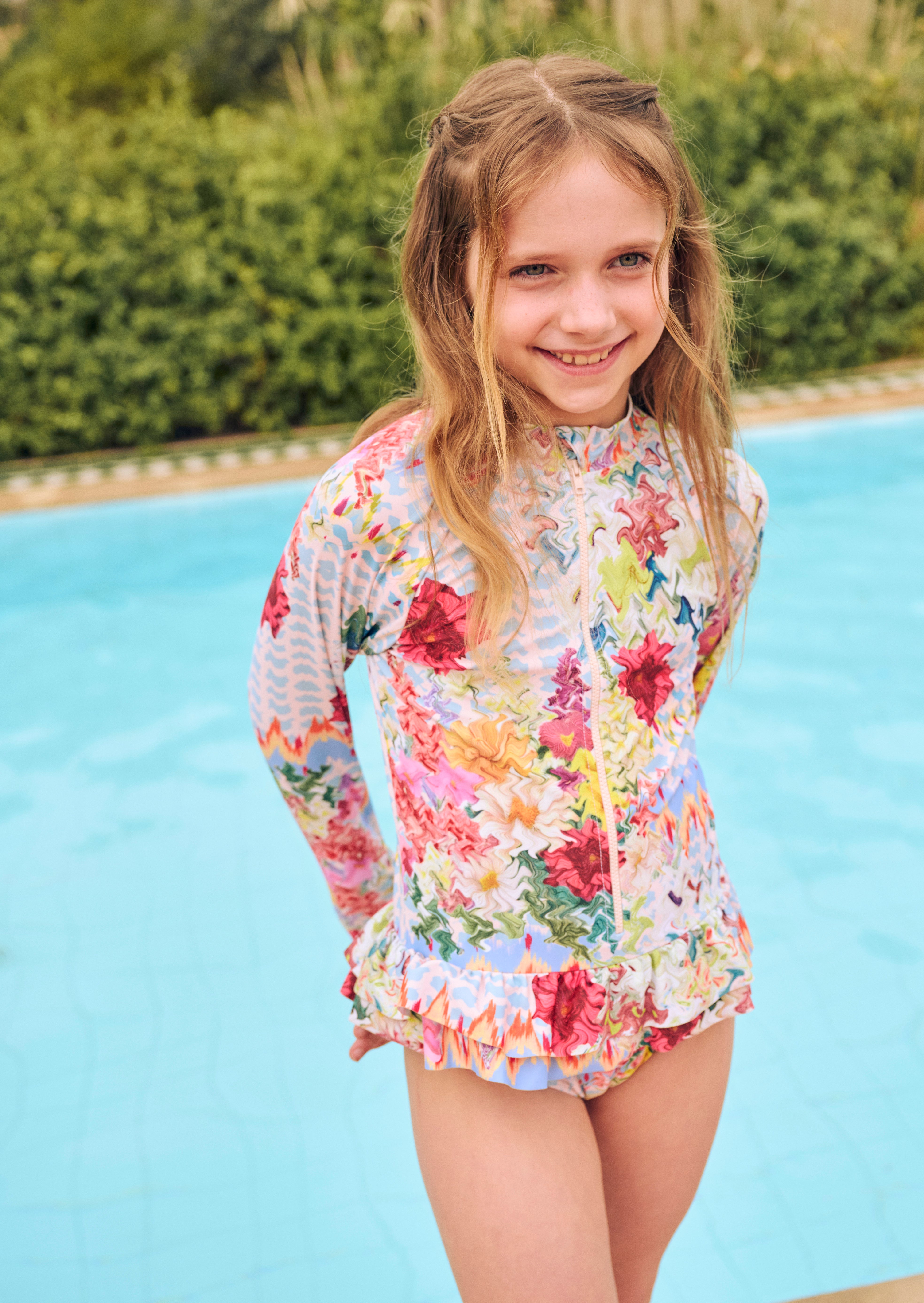 Traje de baño de manga larga Cove para protección solar