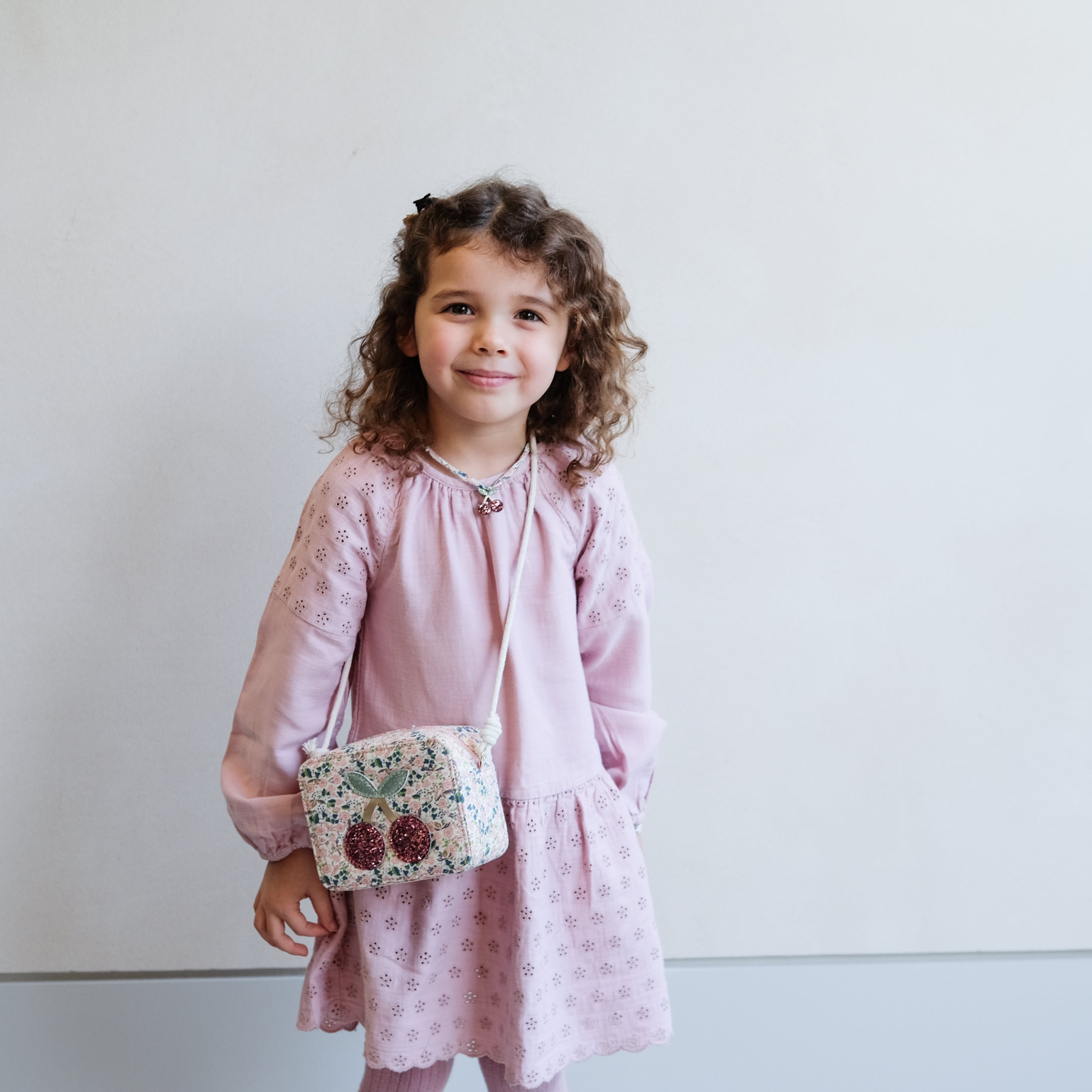 FLORAL CHERRIES BAG