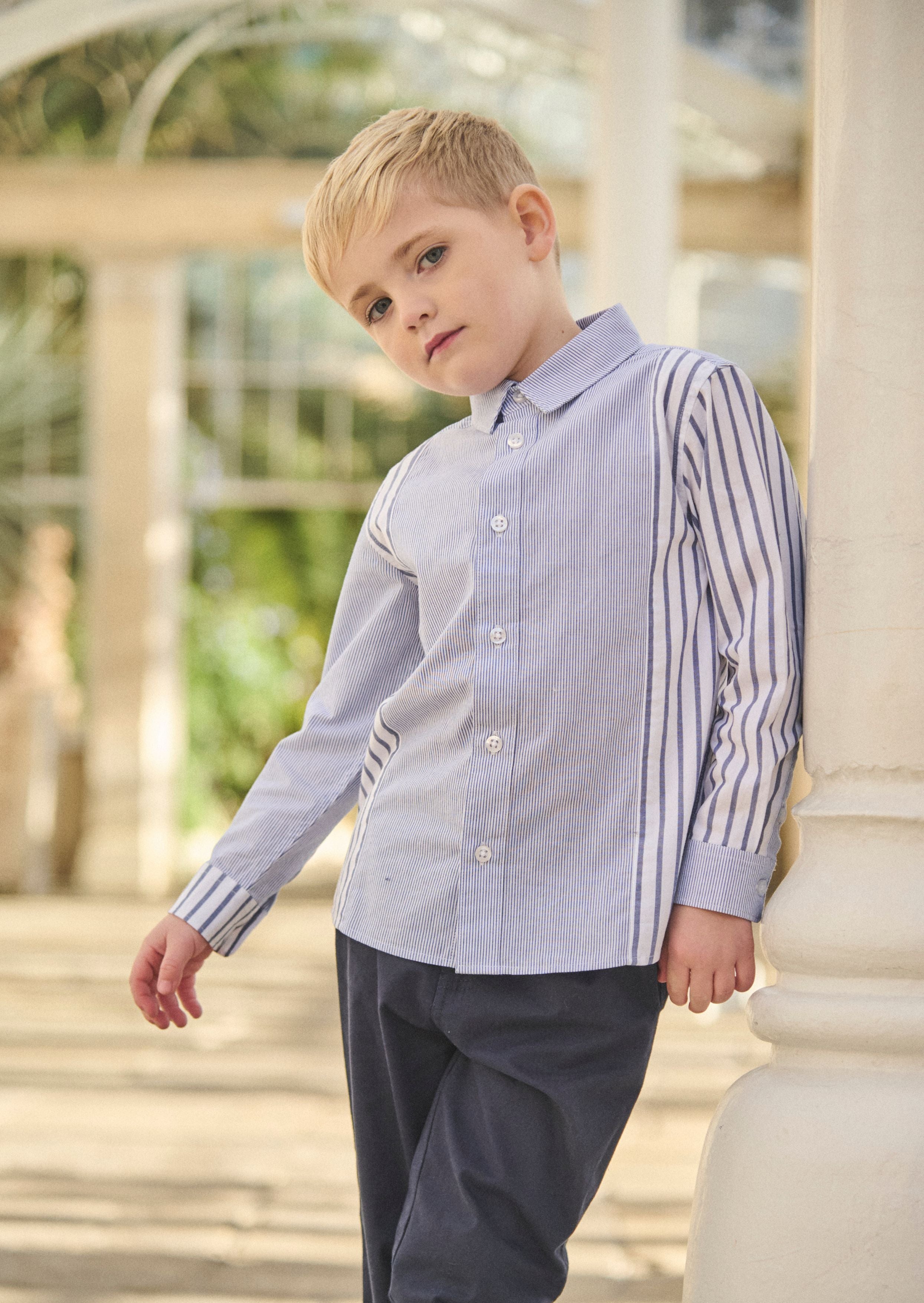 Camicia a righe Miles Cut & Sew