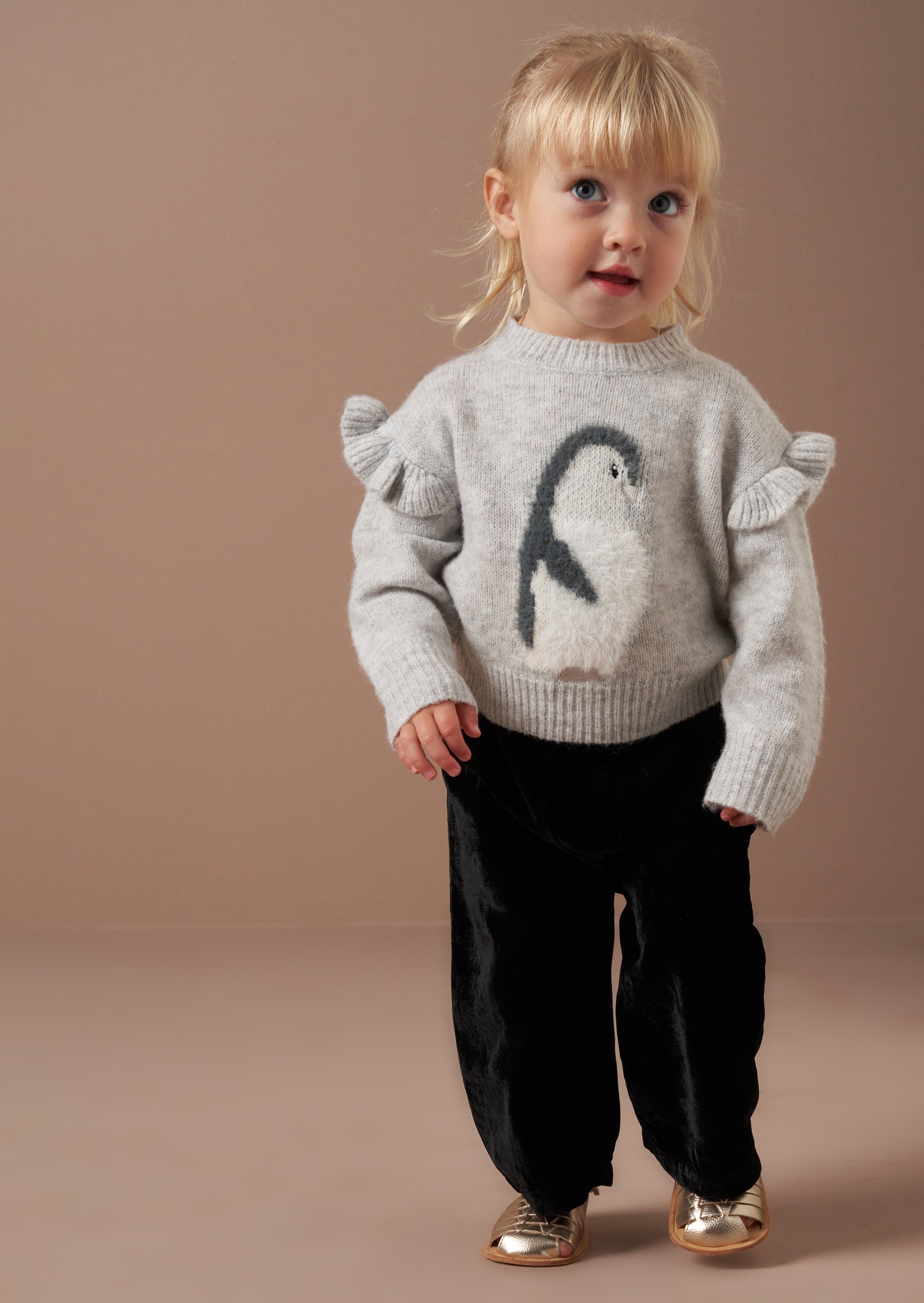 Sinead schwarze Samt-Leggings