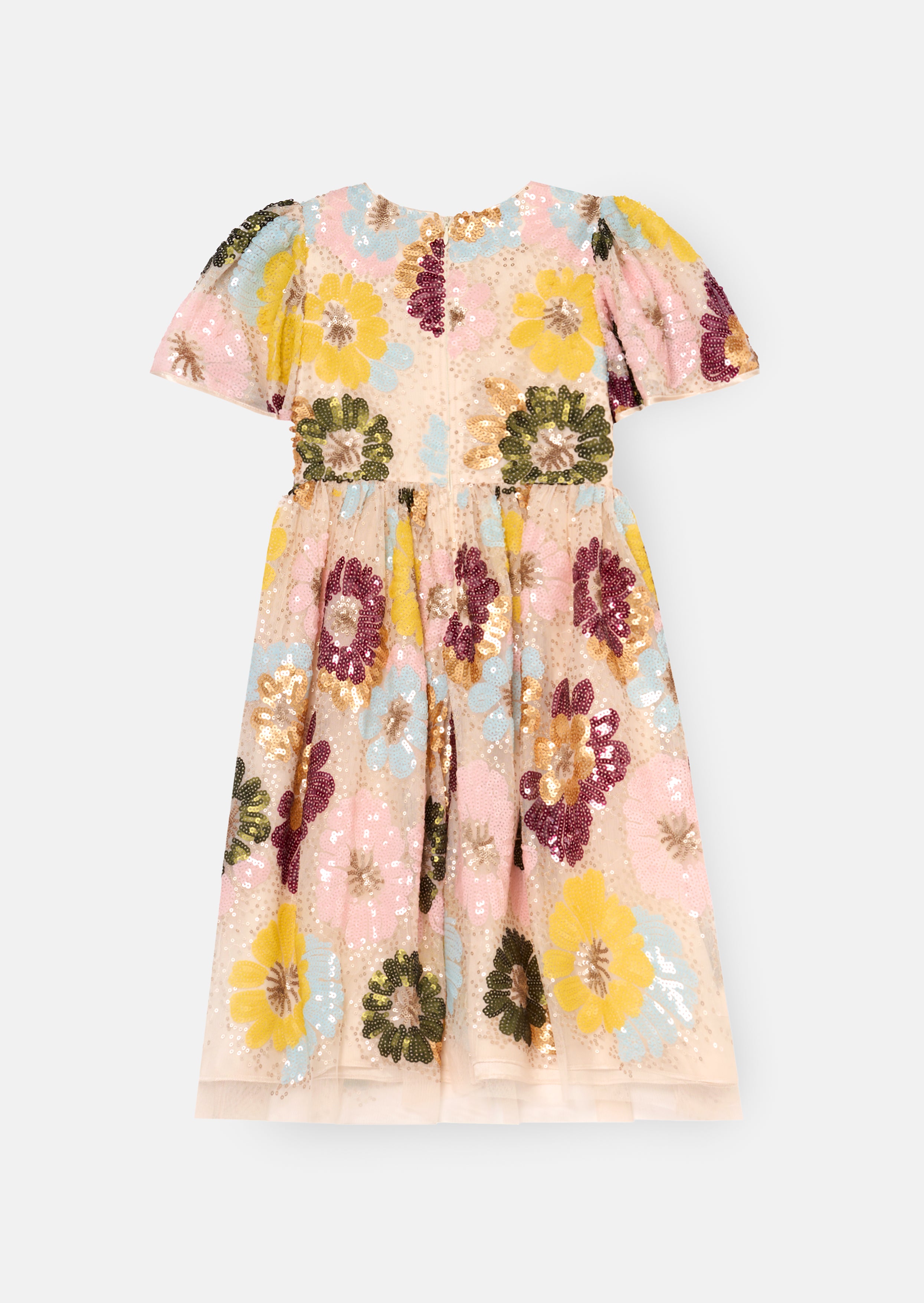 Verity Flower Sequin Dress