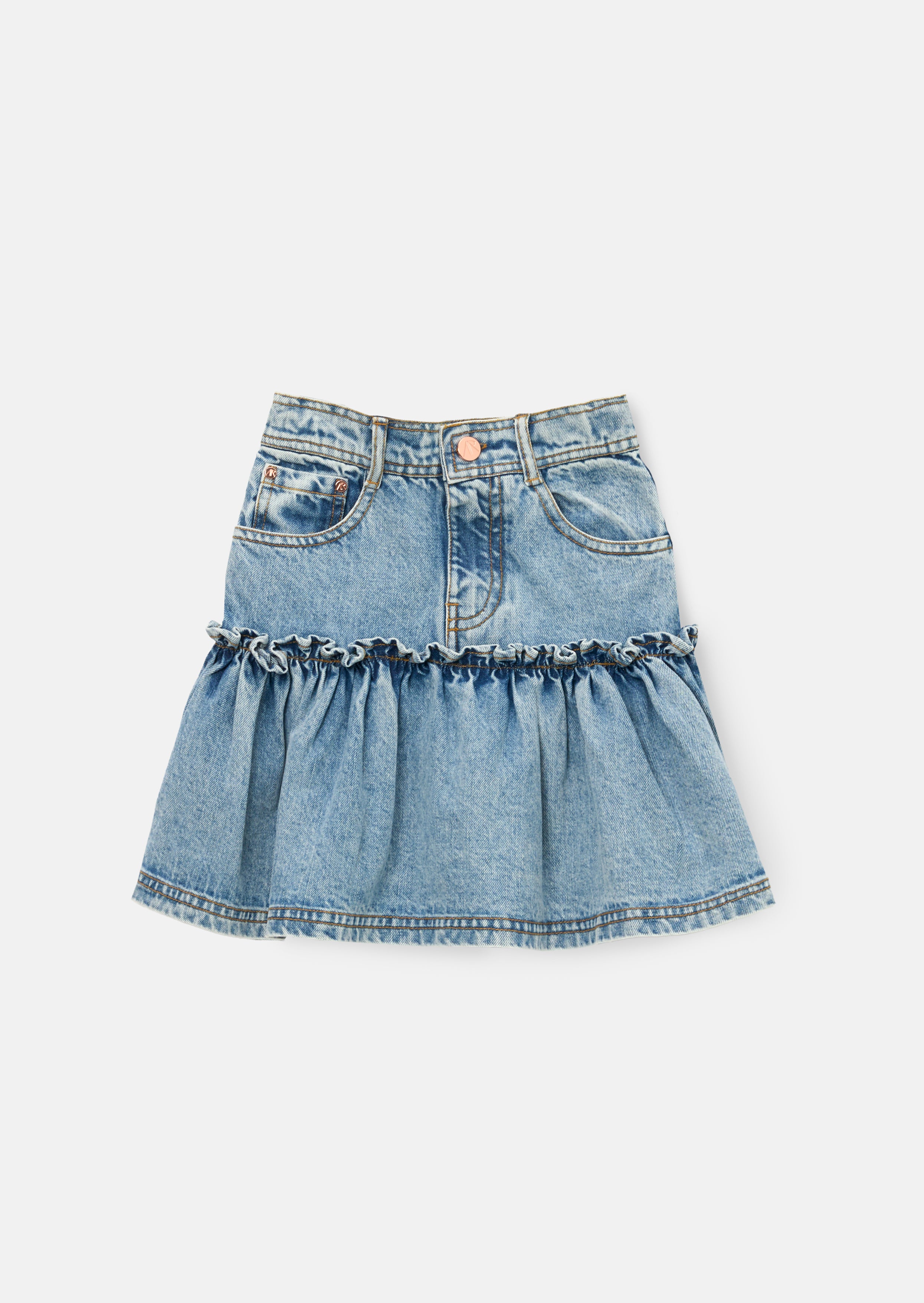 Noemie Herz Tasche Jeansrock