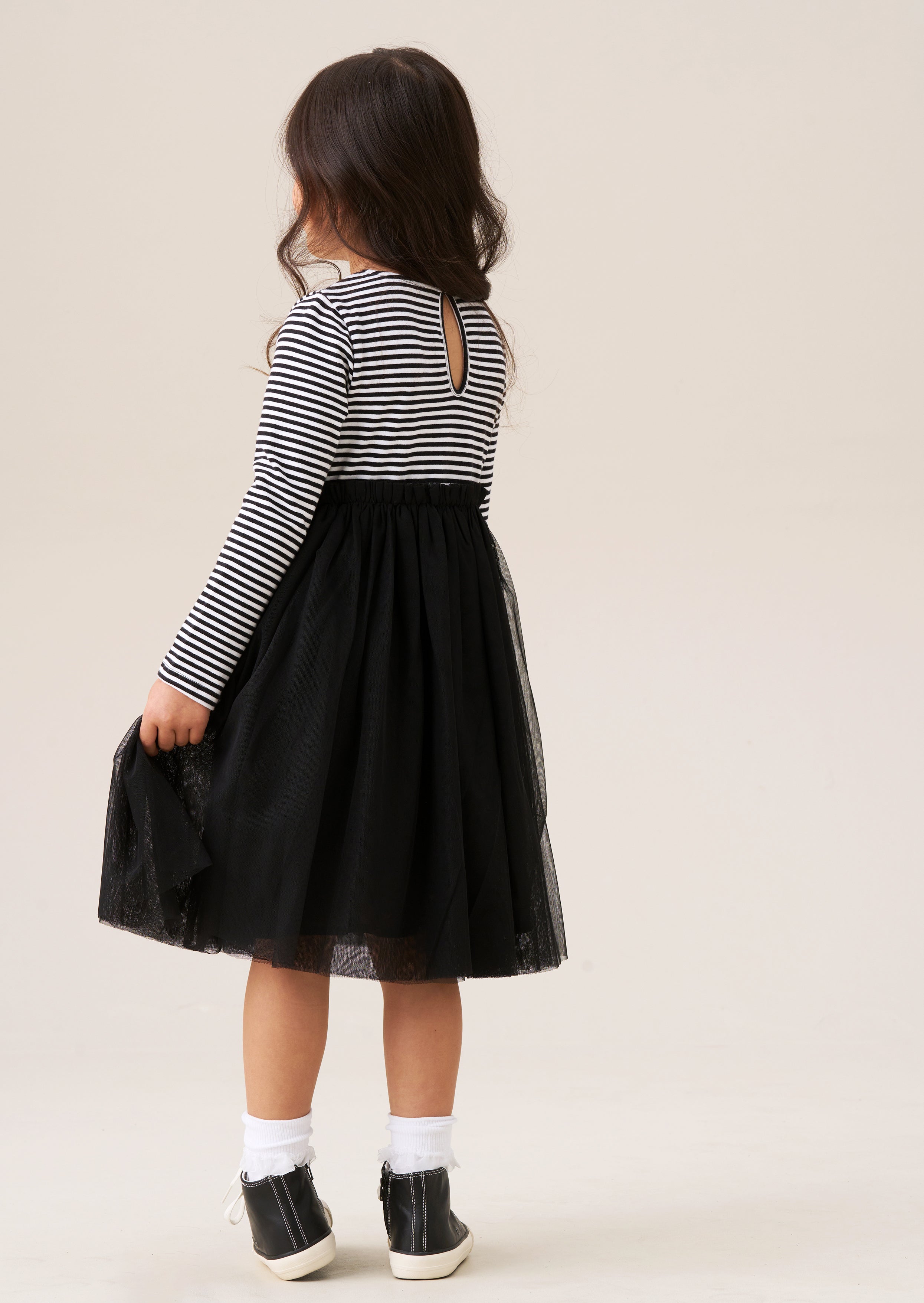 Robe jupe en maille à rayures Carrie