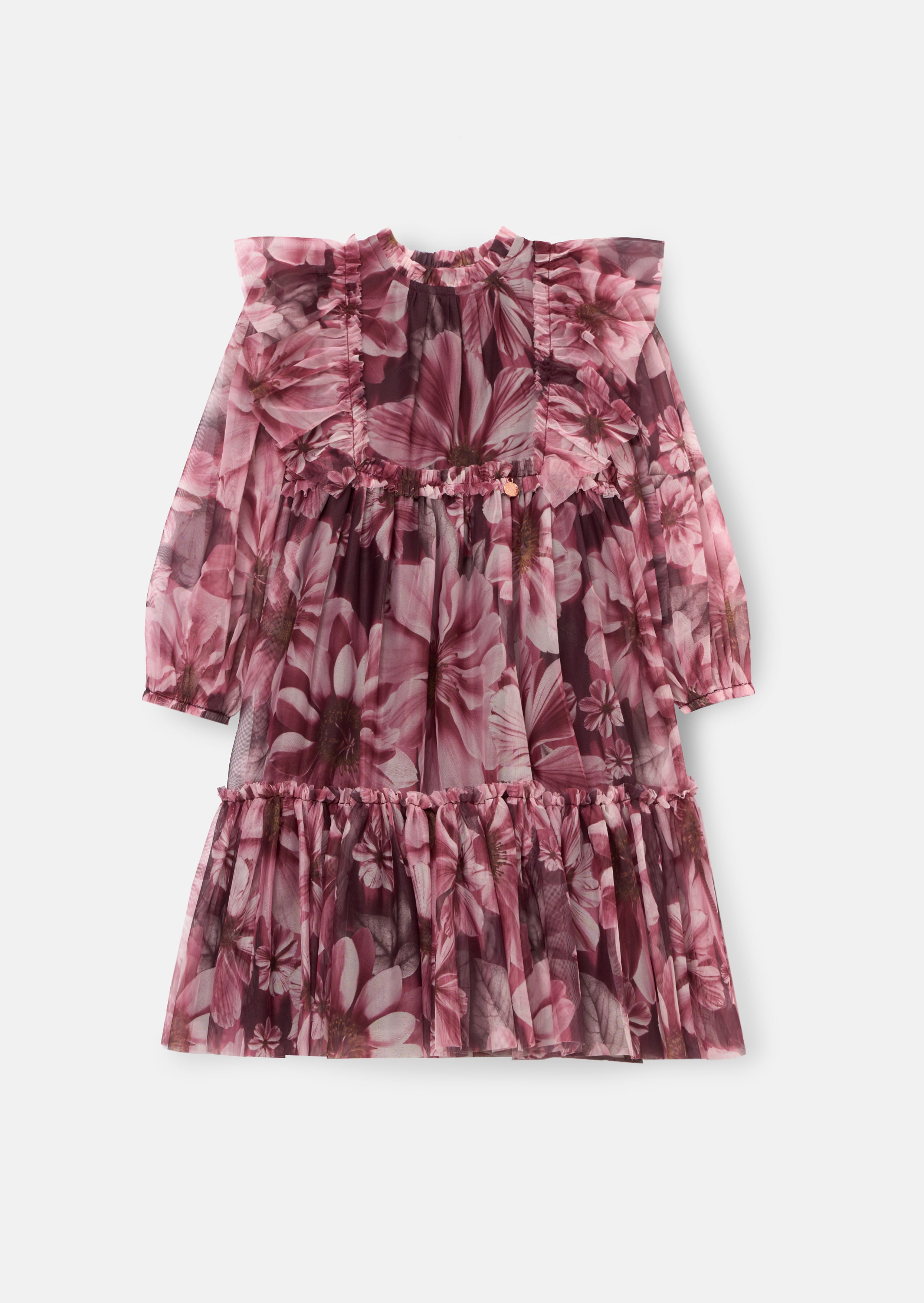 Estella Floral Mesh Dress