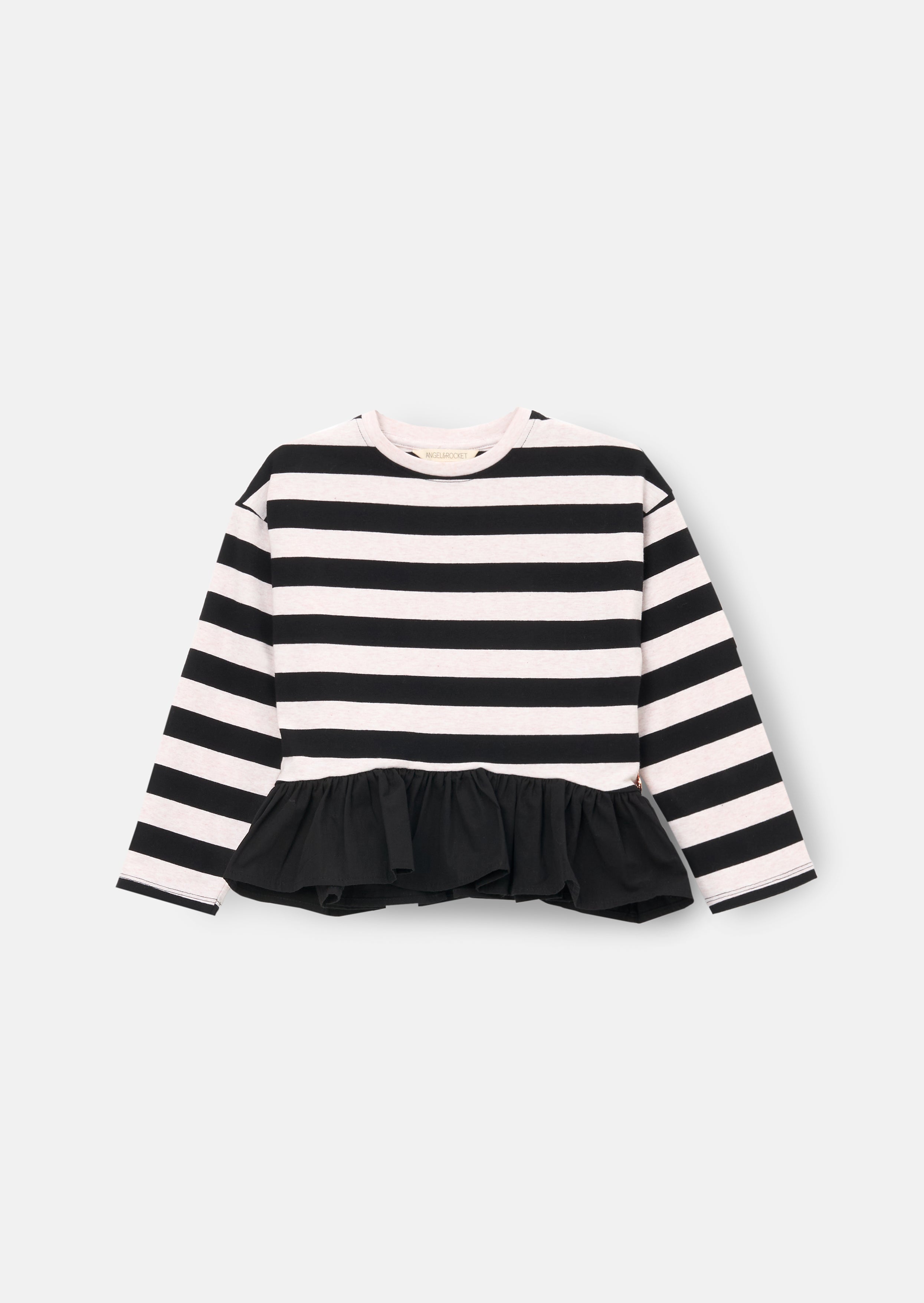 Camiseta peplum a rayas Marley