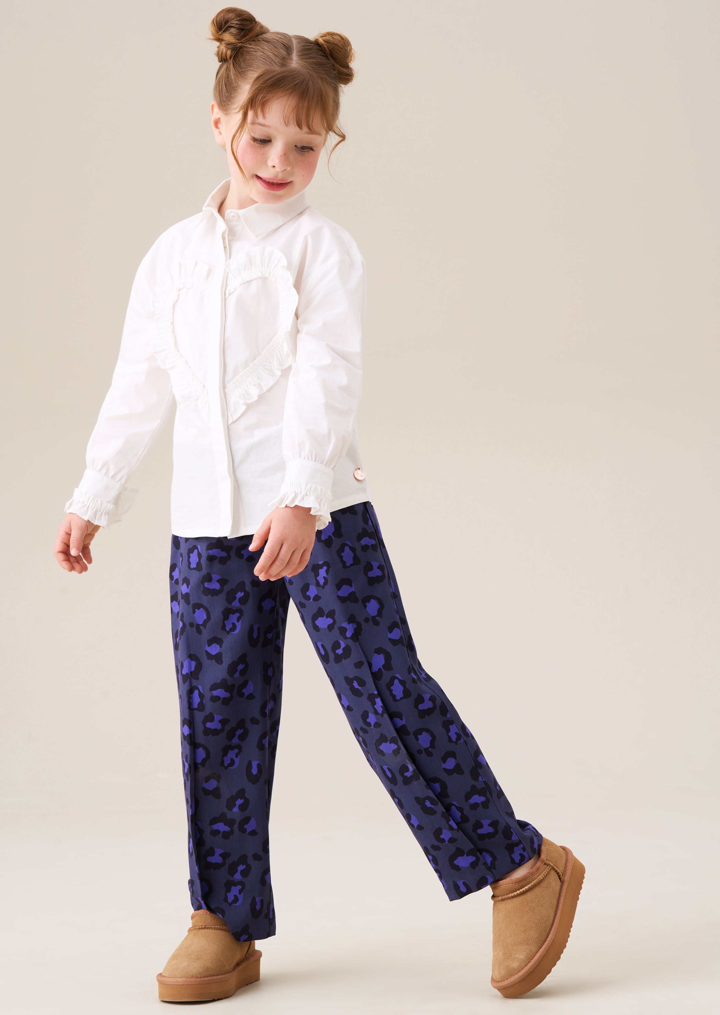 Pantalon Robyn à imprimé léopard