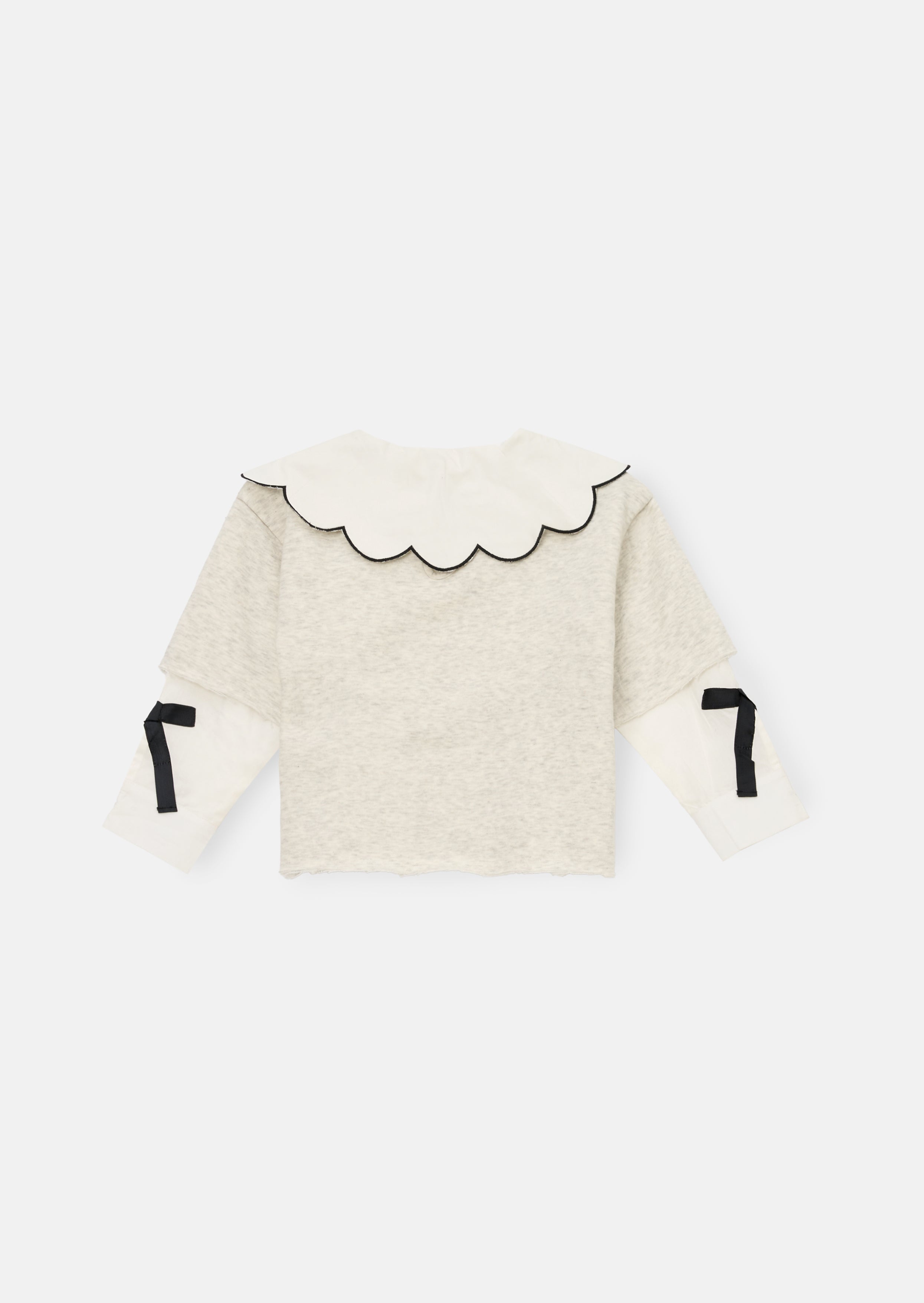 Haddie Mock Layered Shirt & Sweatshirt