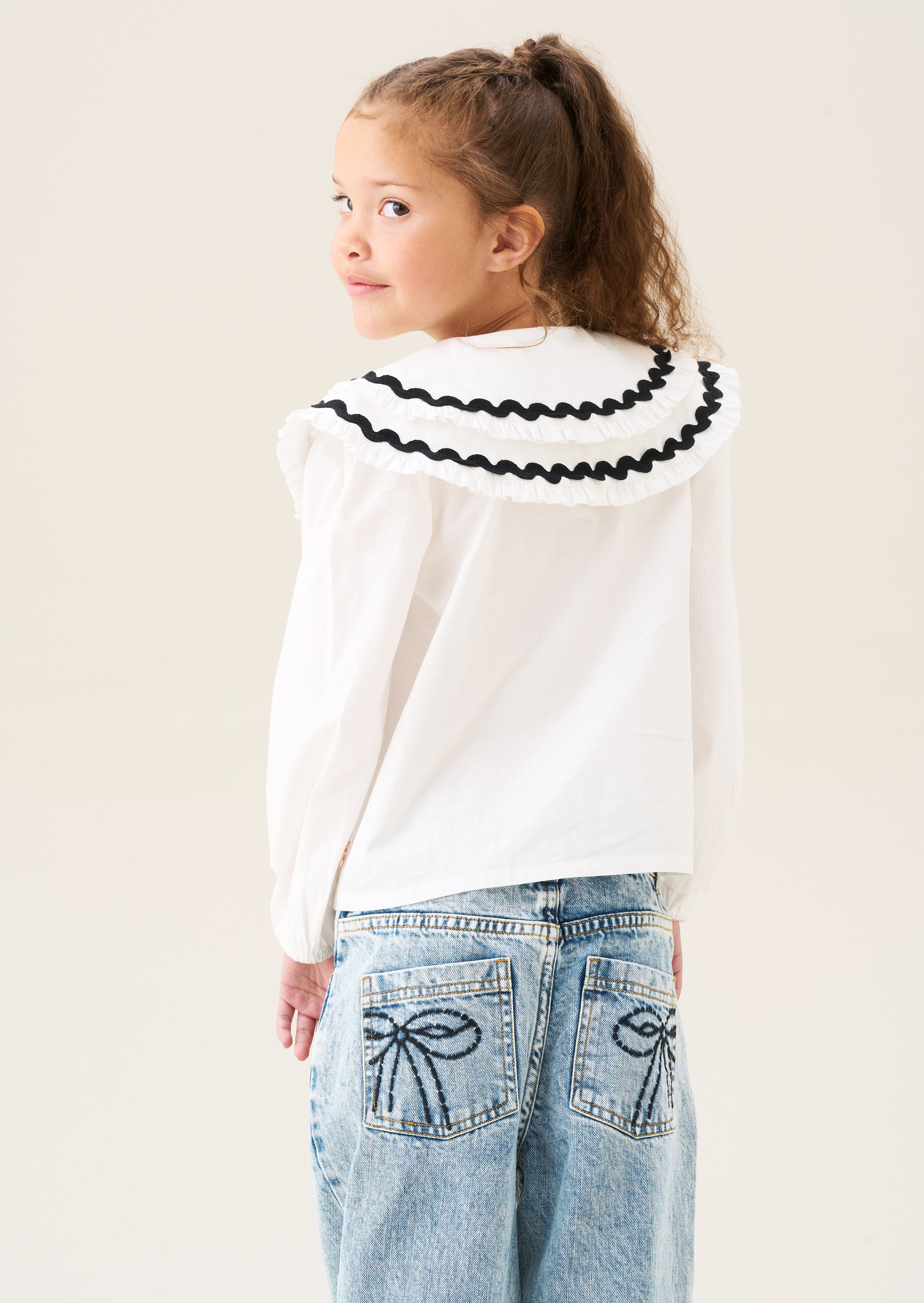 Blouse Lola à double col
