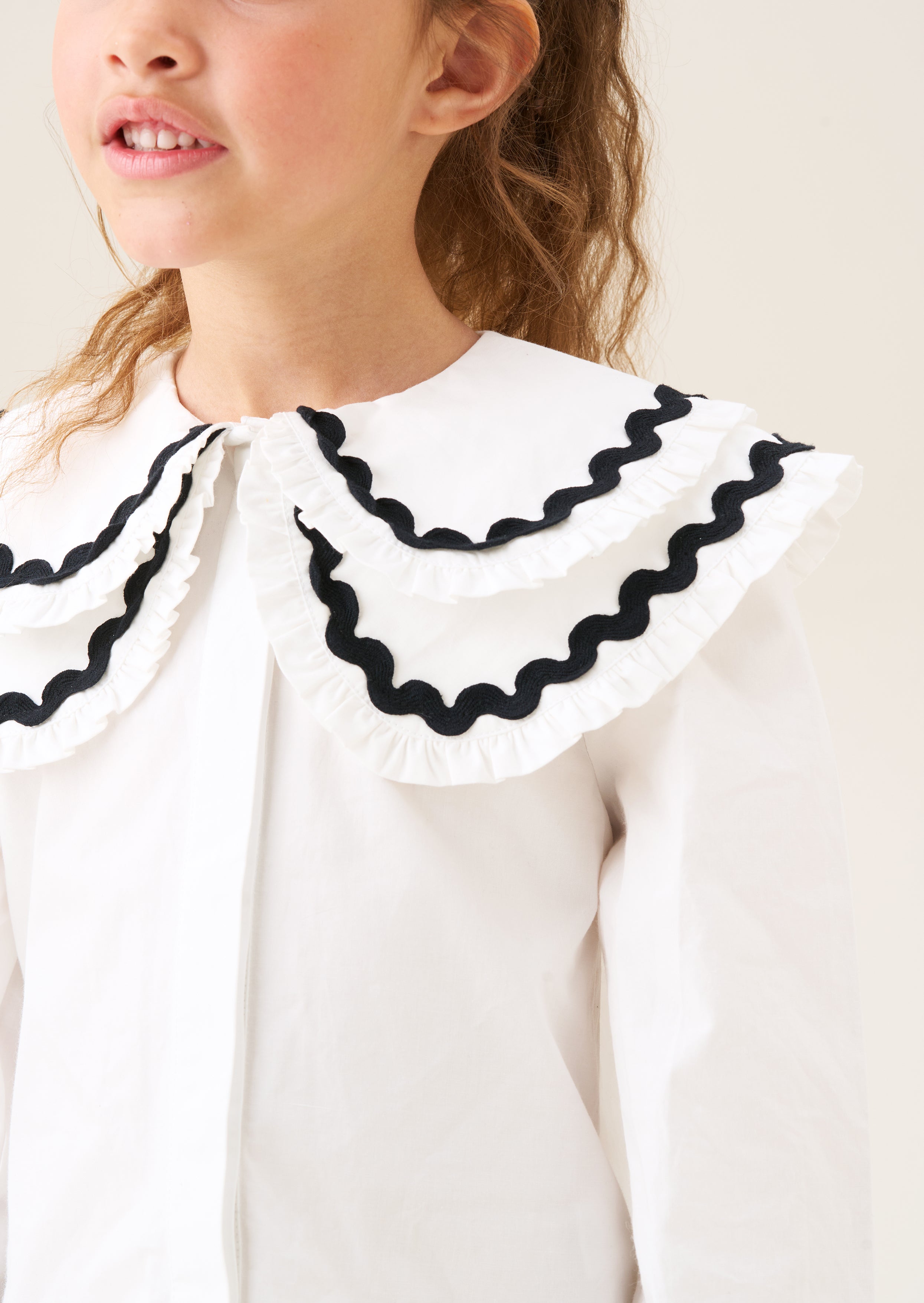 Blouse Lola à double col