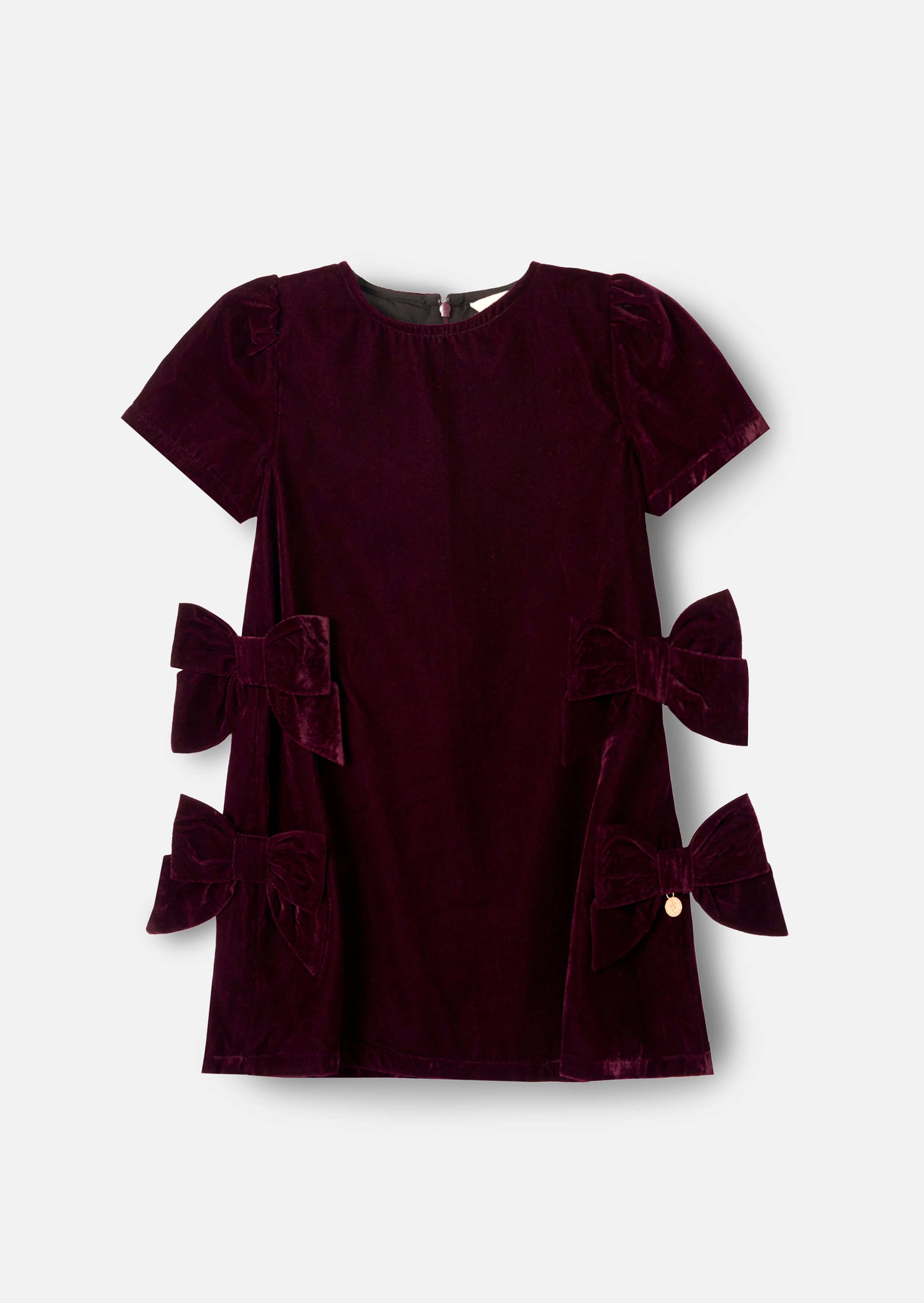 Olivia Velvet Bow Shift Dress