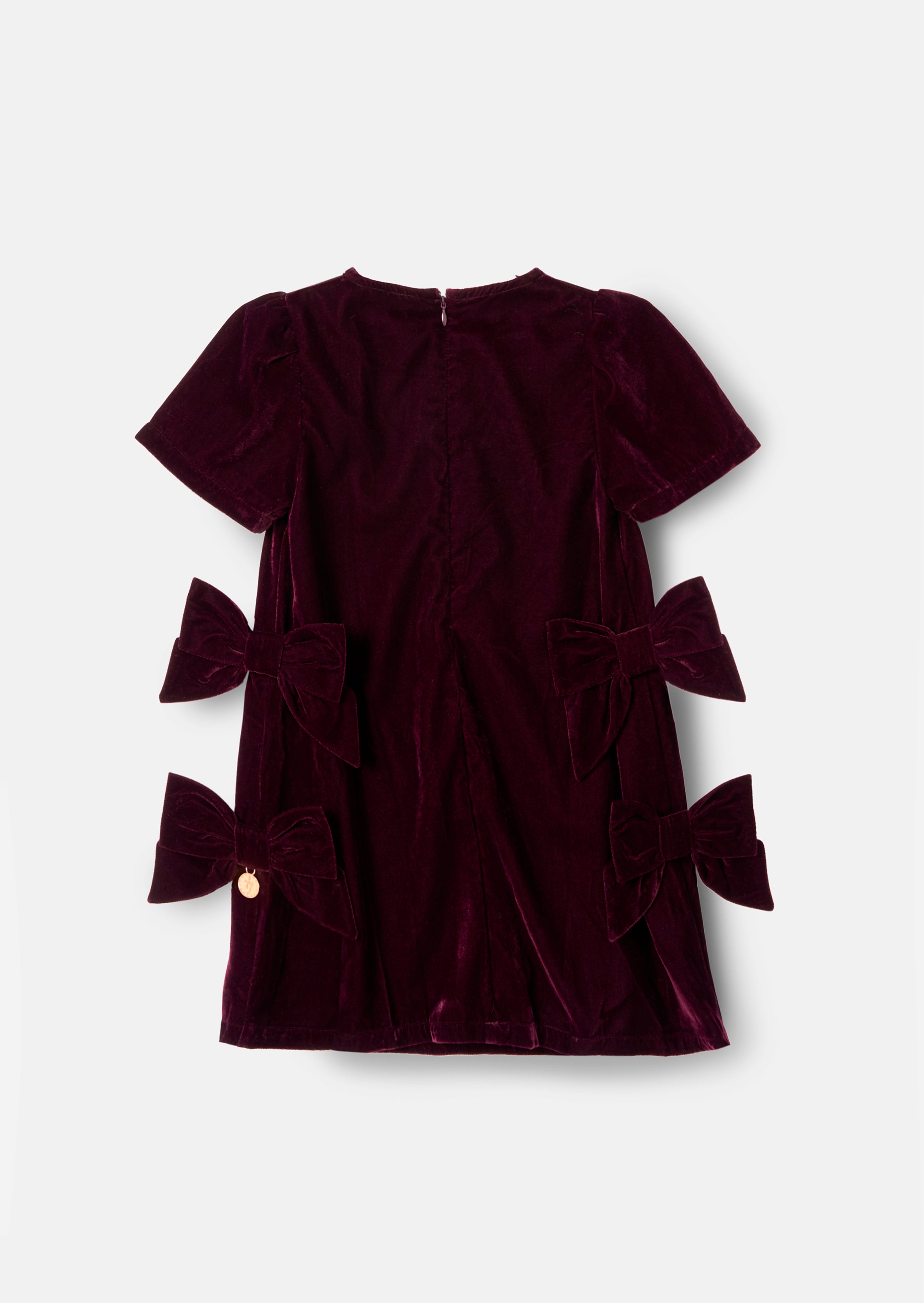 Olivia Velvet Bow Shift Dress