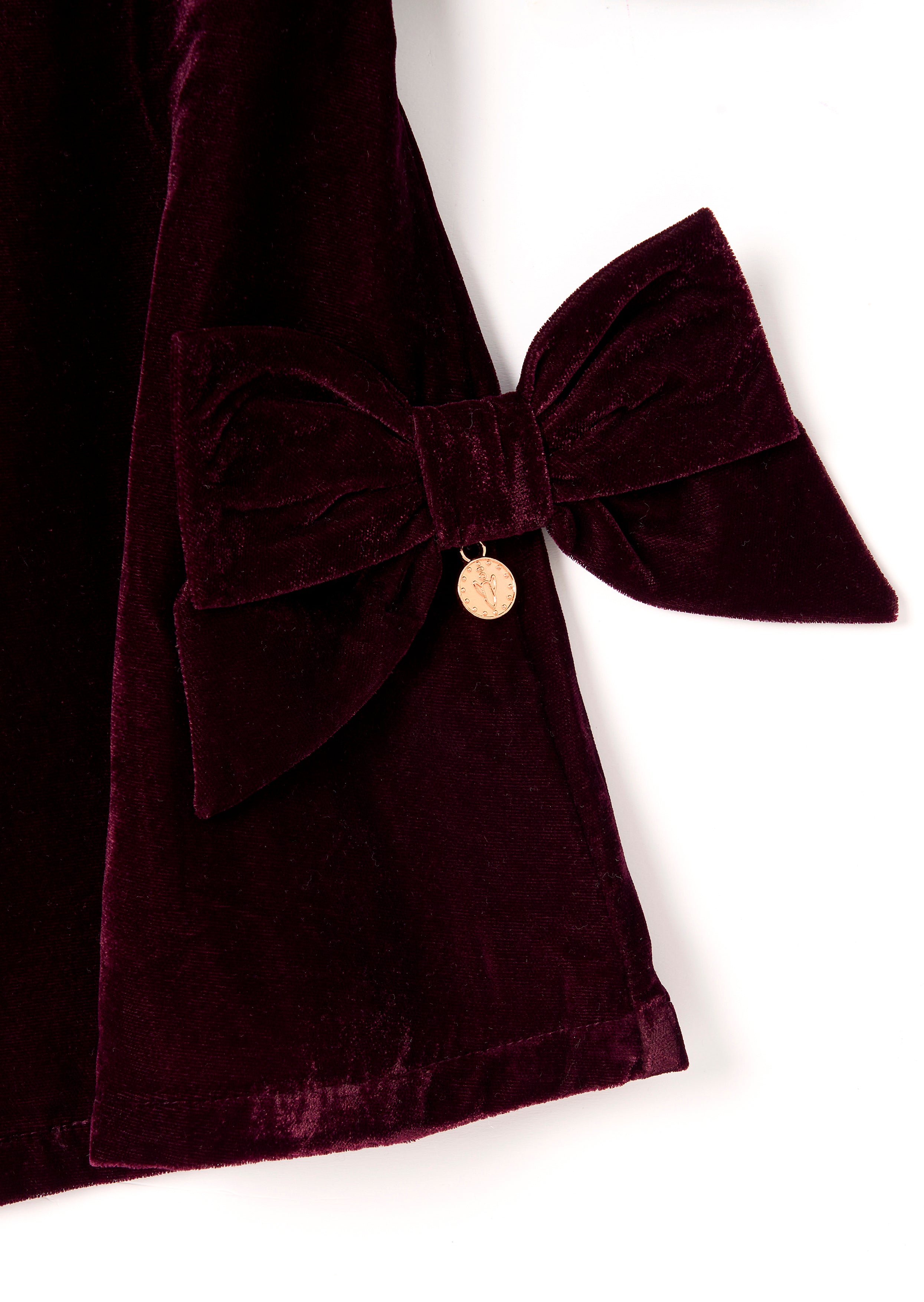 Olivia Velvet Bow Shift Dress