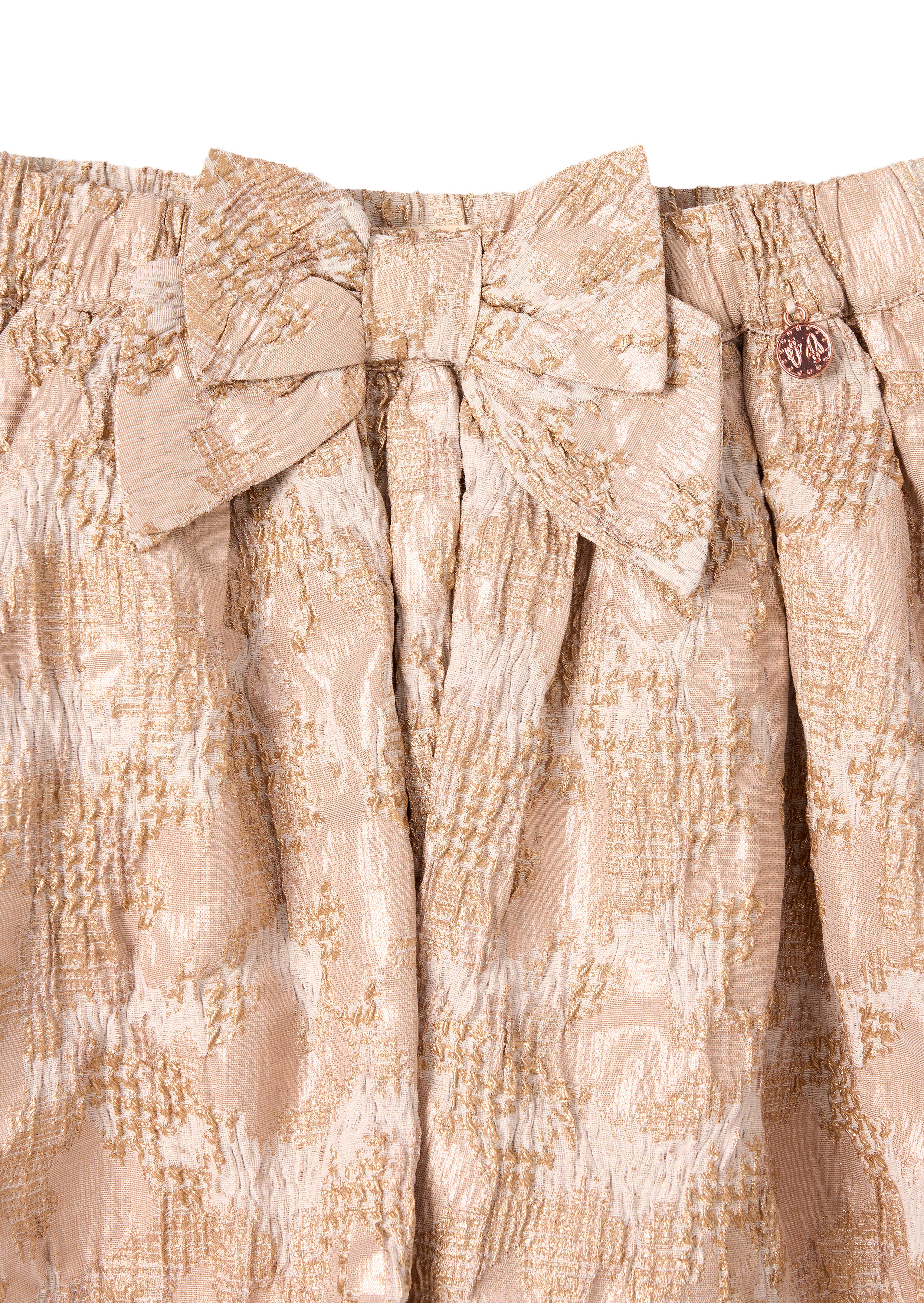 Etta Metallic Jacquard Skirt