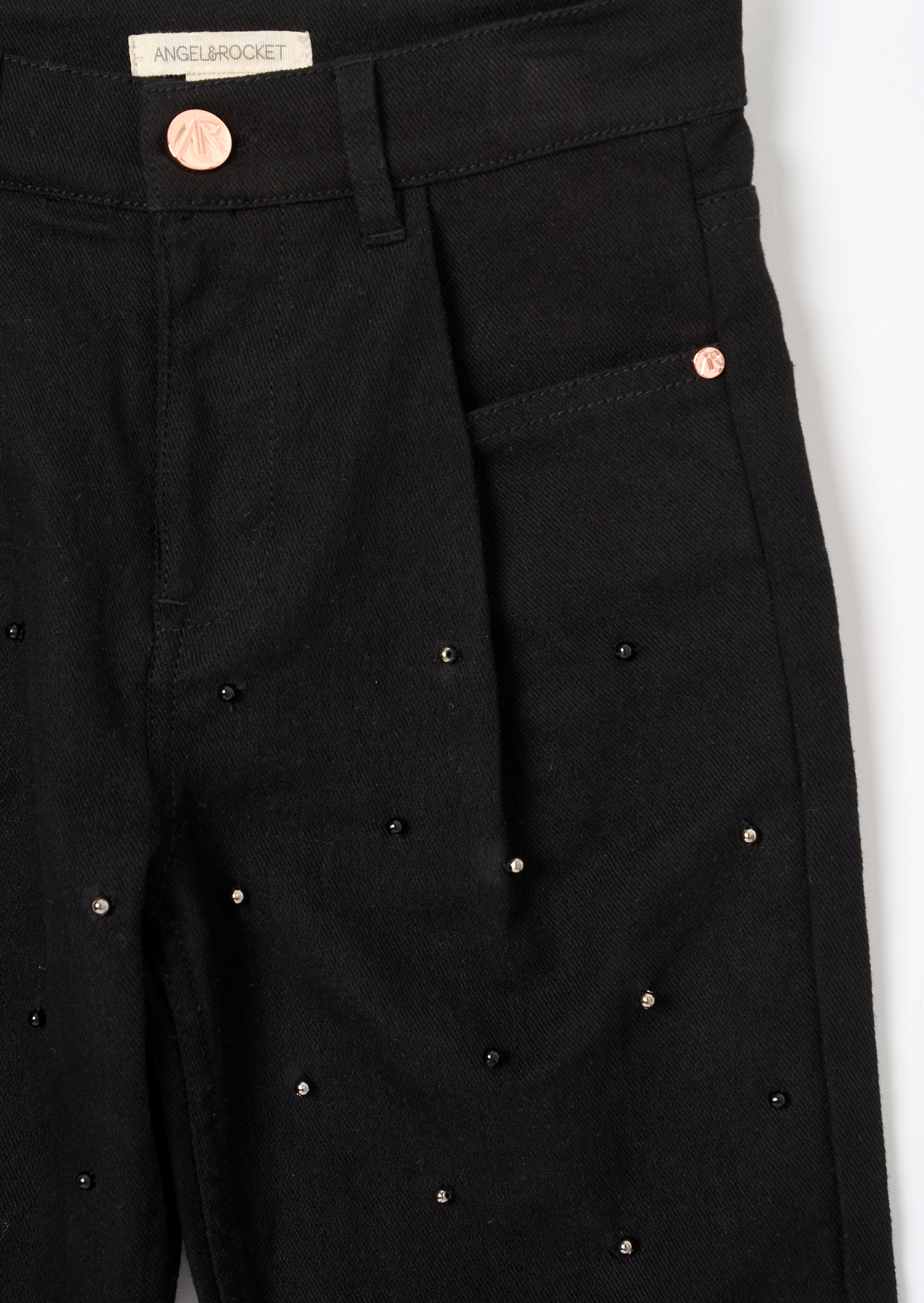 Aylie Beaded Barrel Leg Jean