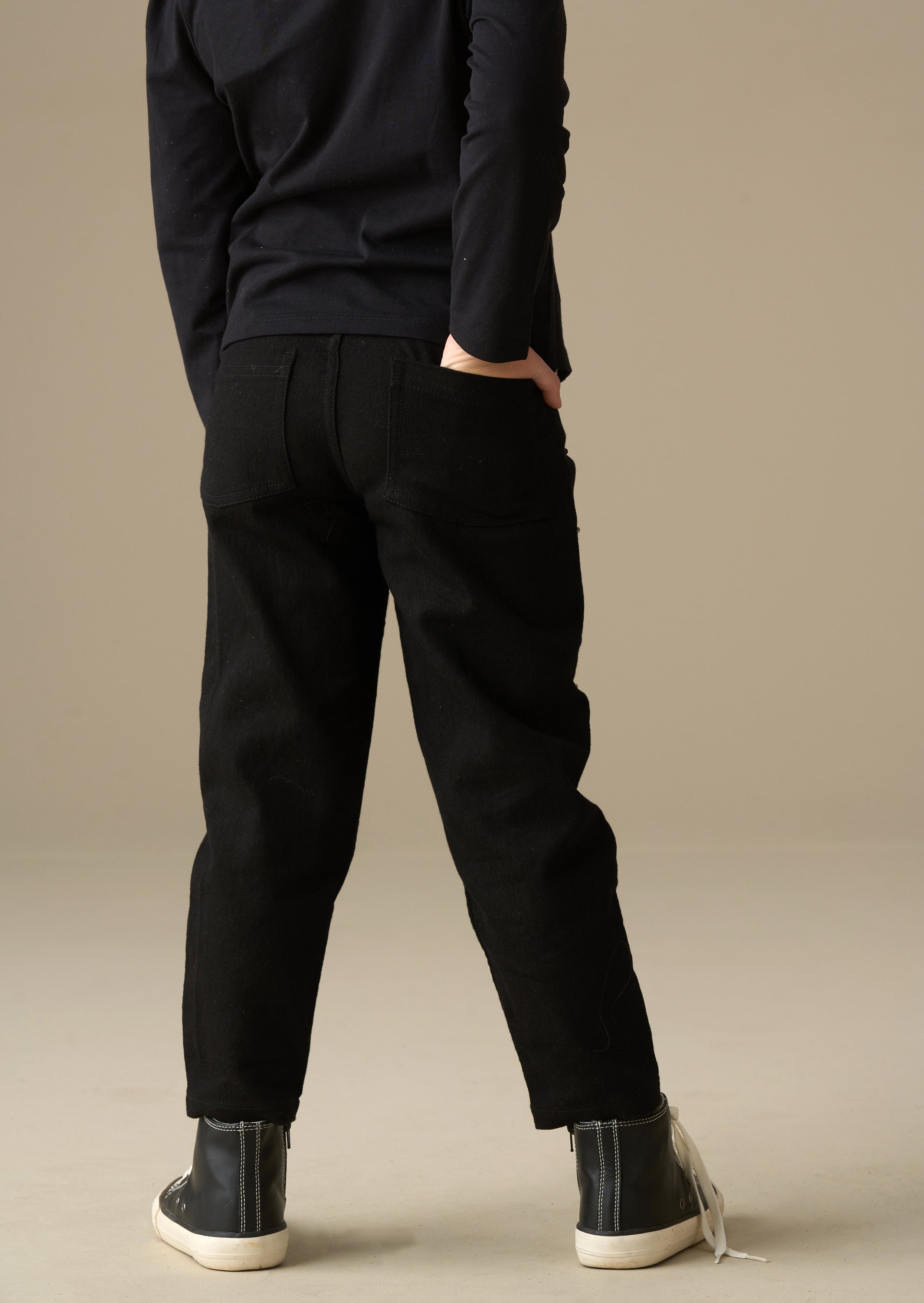 Aylie Beaded Barrel Leg Jean
