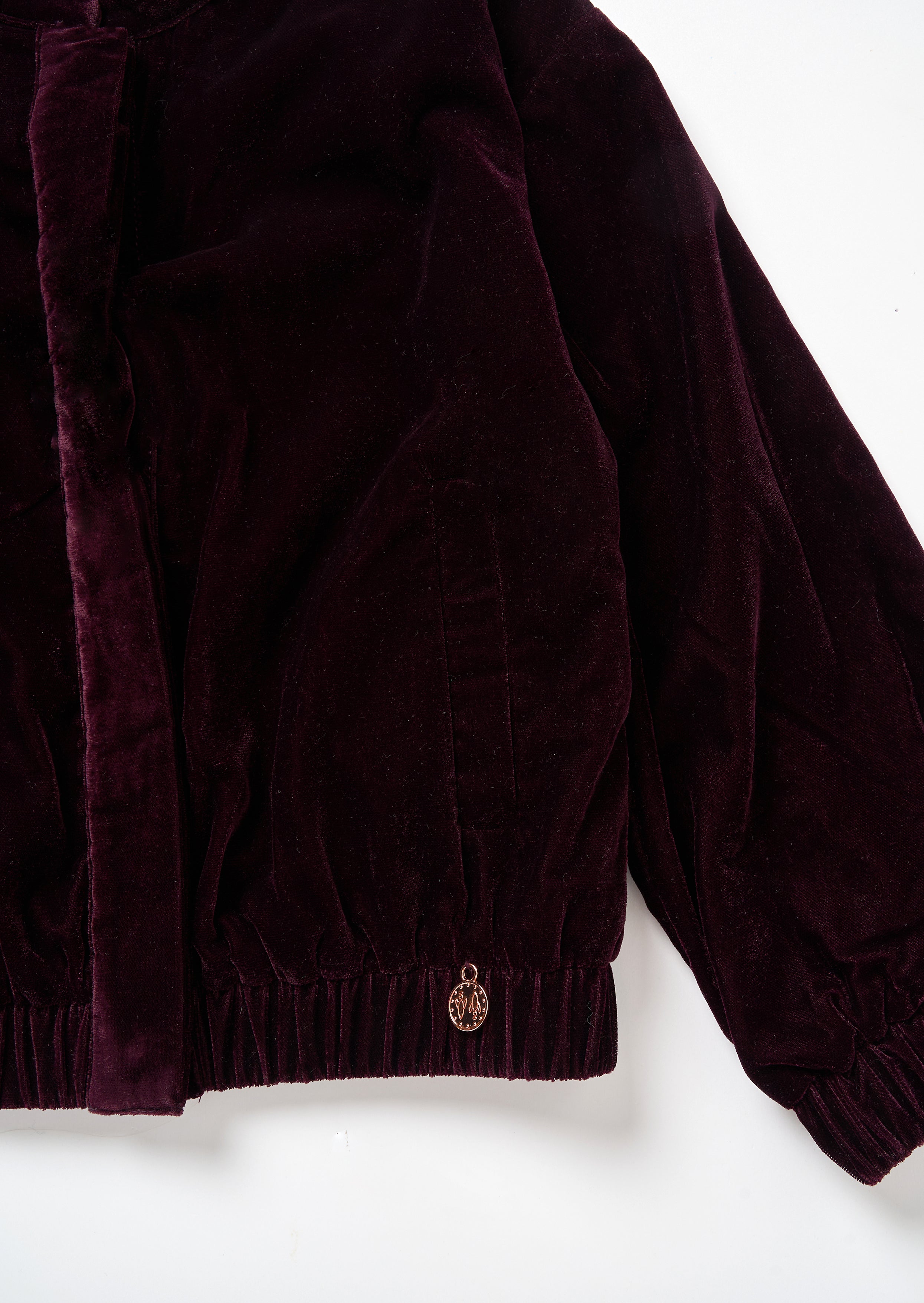 Chloe Velvet Bomber Jacket