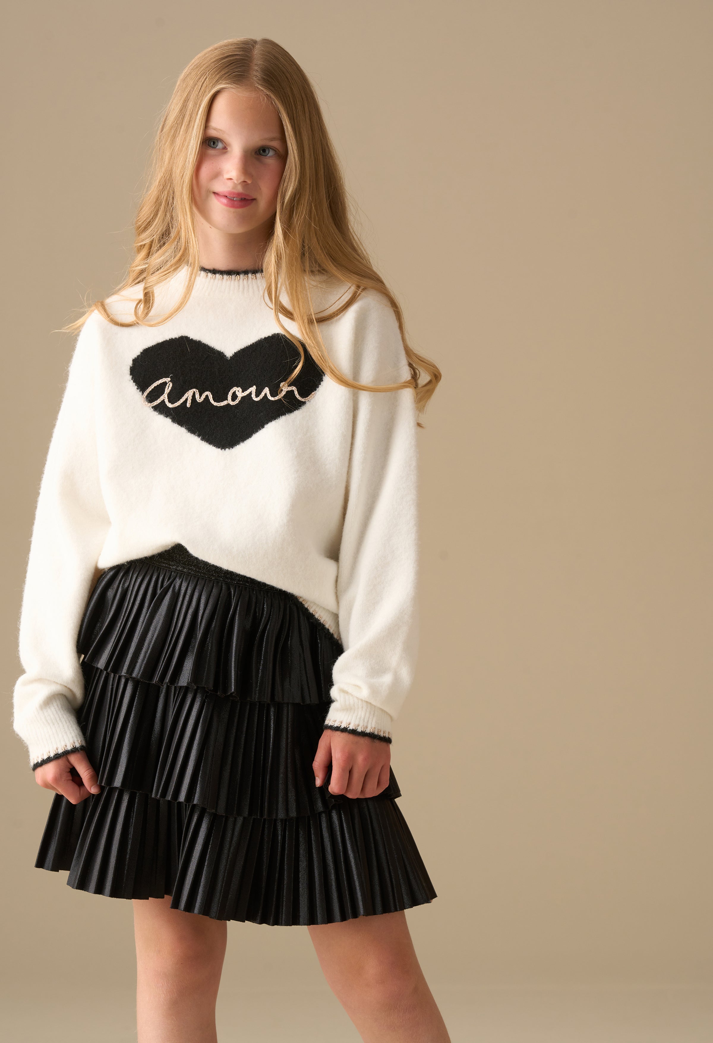Callie Amour Heart Jumper