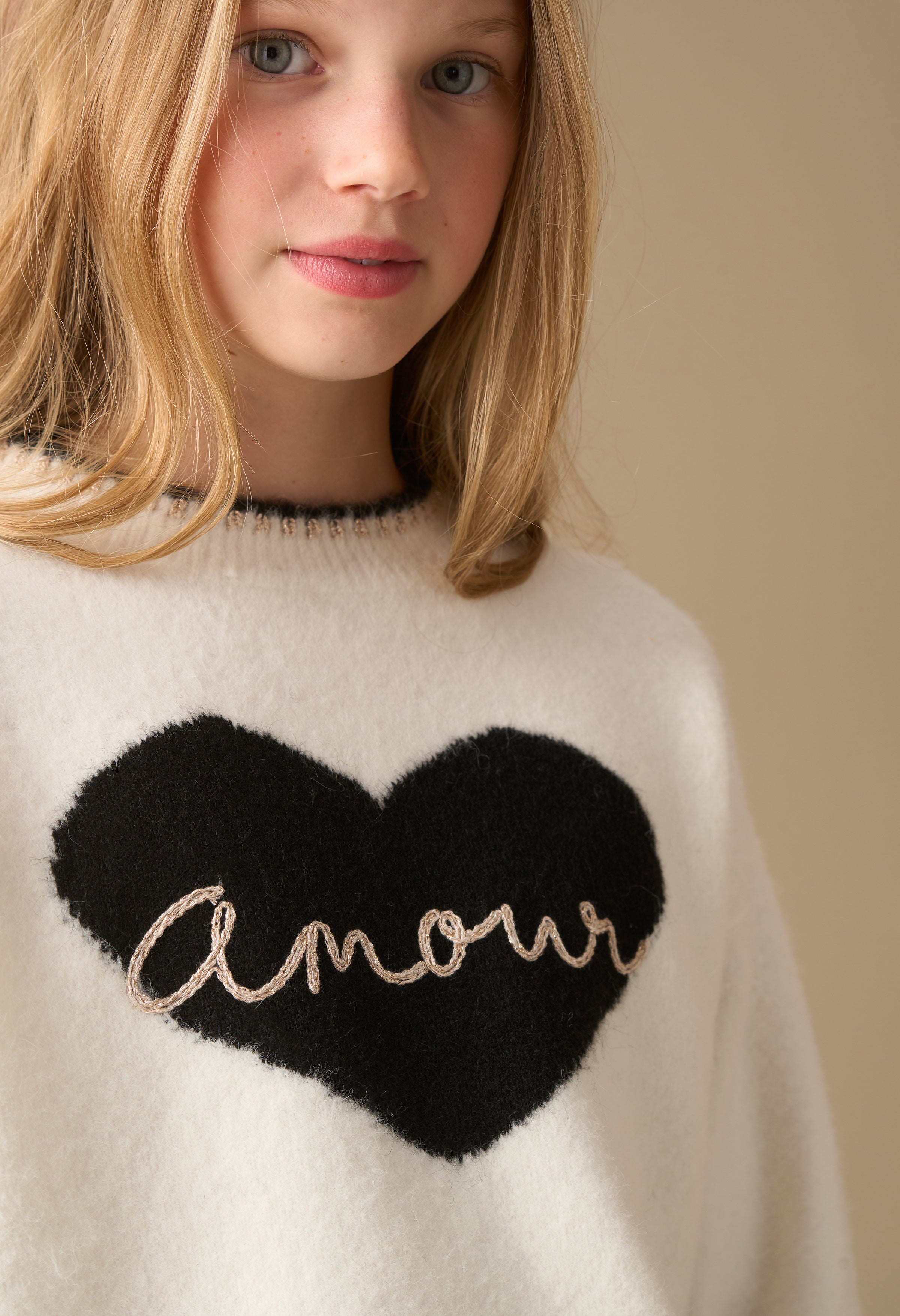 Callie Amour Heart Jumper