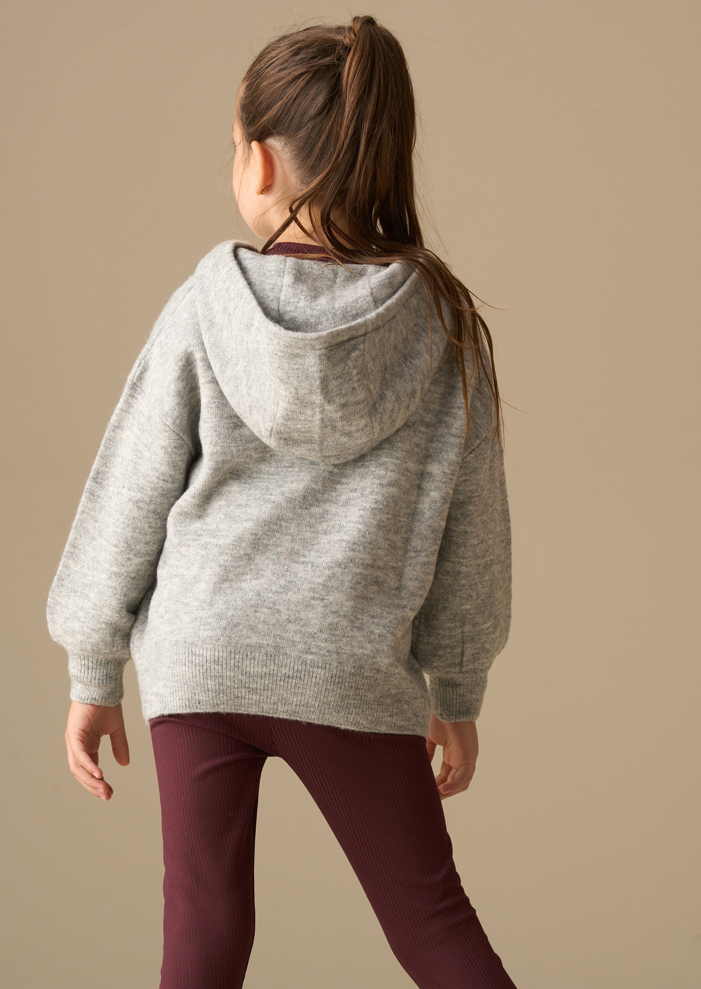 Taylor Active Knitted Hooded Jumper