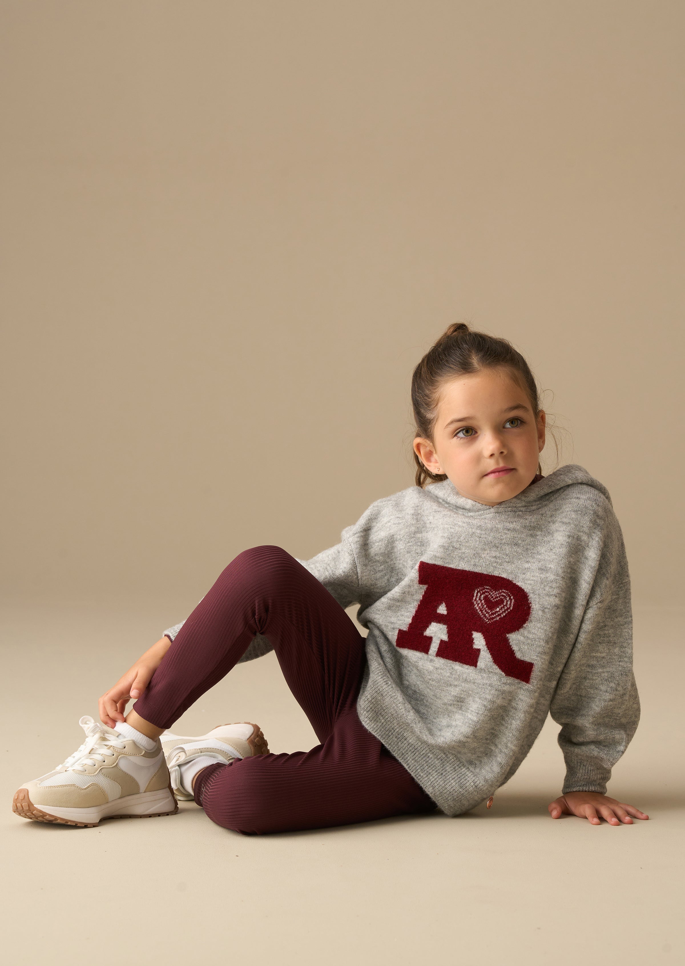 Taylor Active Knitted Hooded Jumper