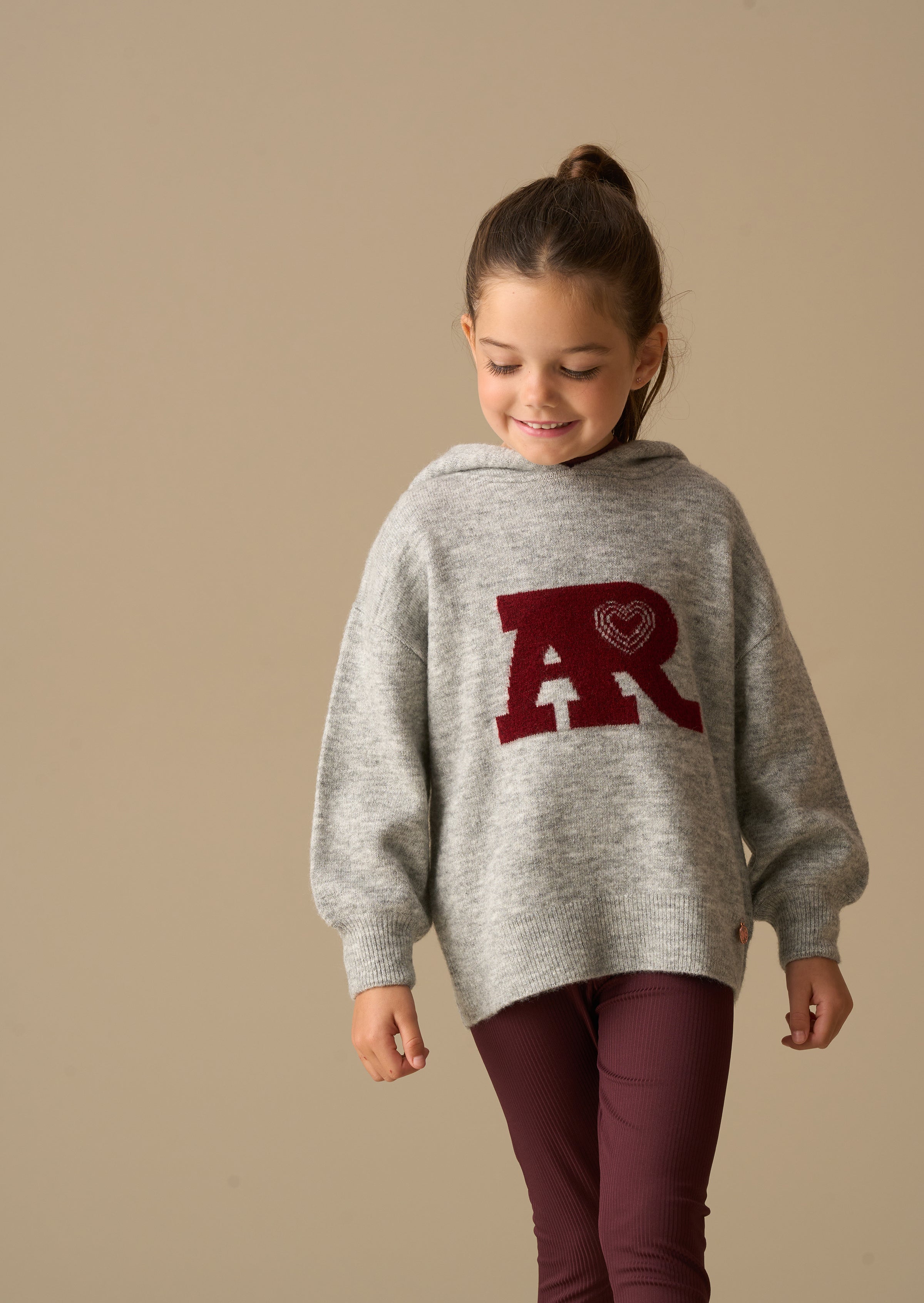 Taylor Active Knitted Hooded Jumper