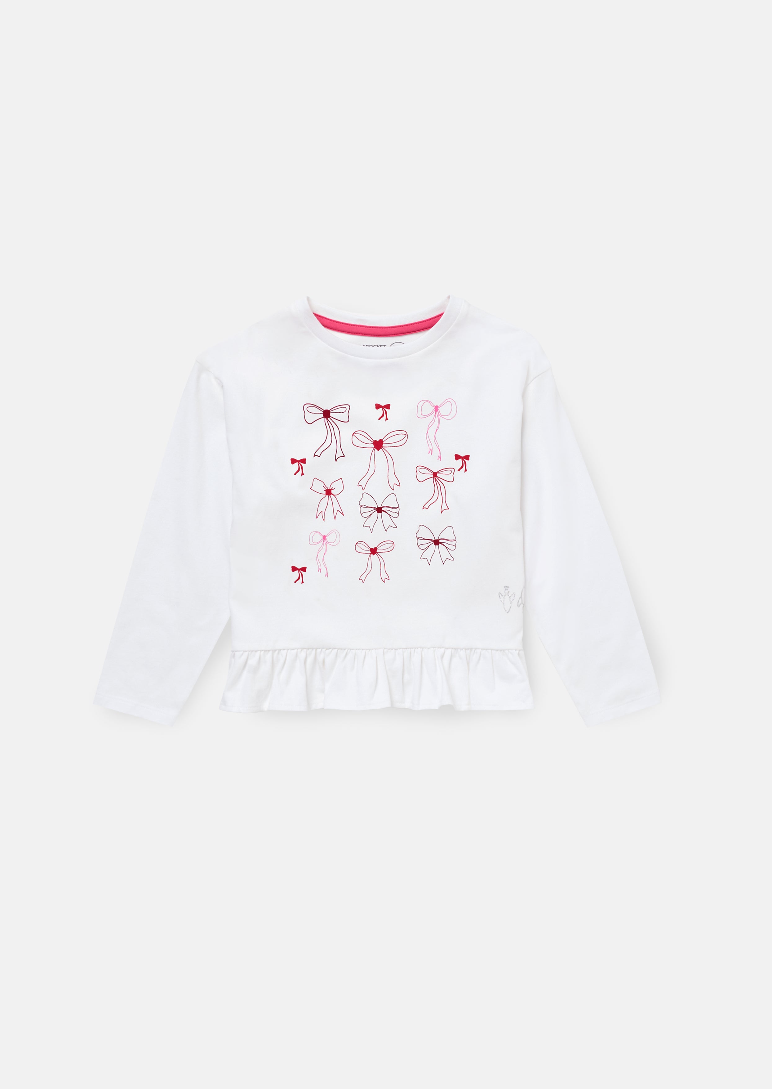 Betty Bow Print Frill PJs