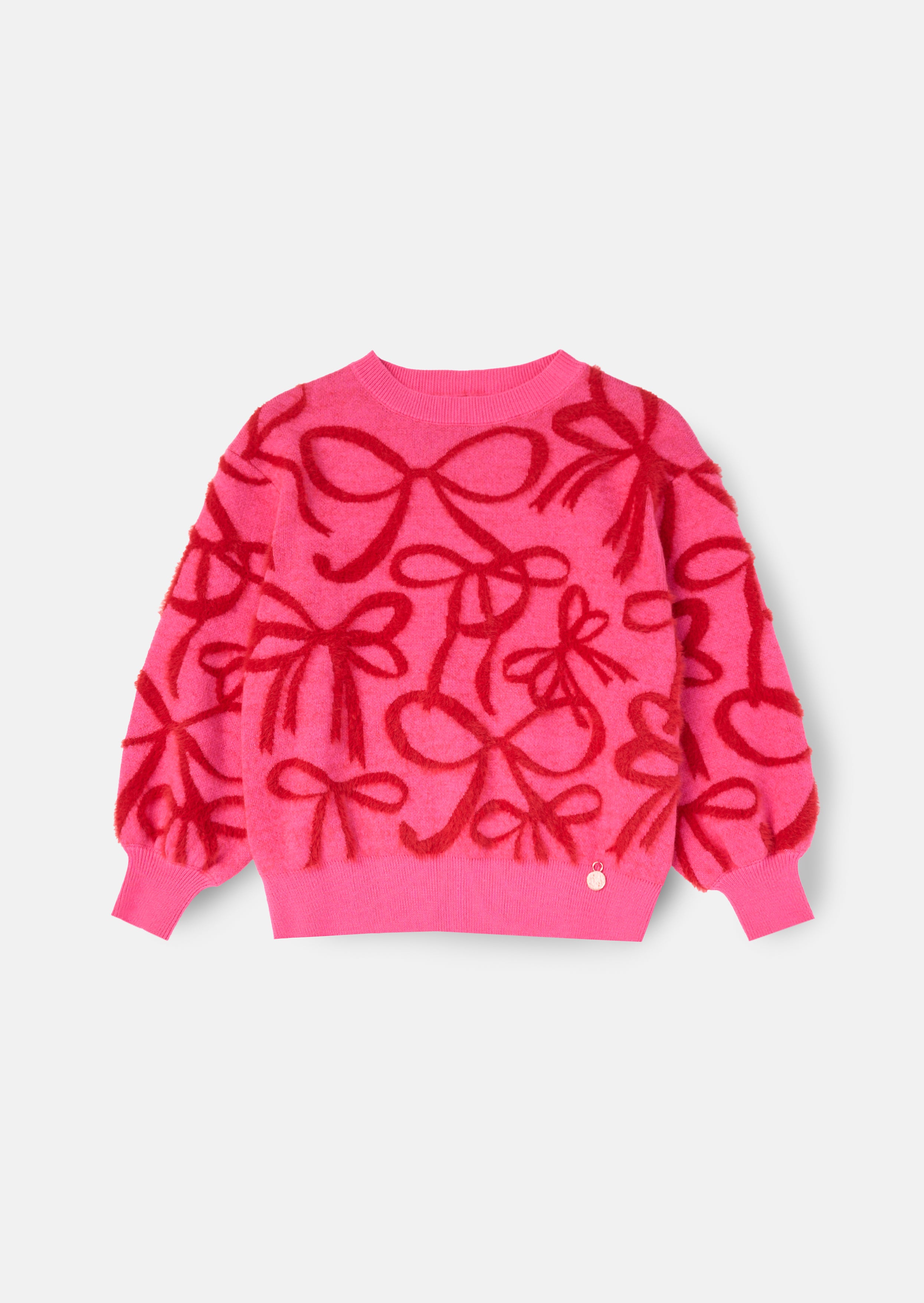 Livia Bow Eyelash Jumper