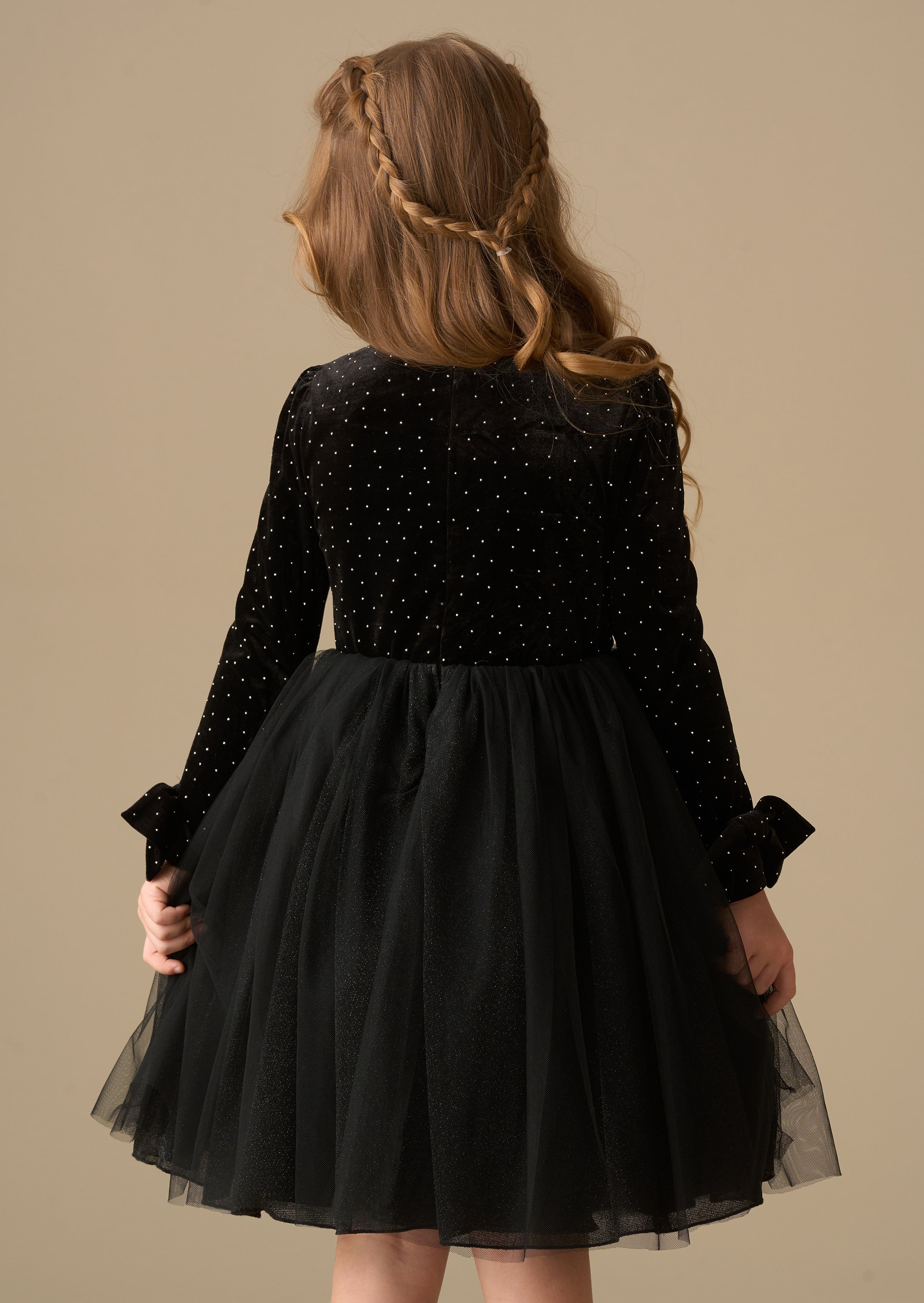 Sukienka Elsie z aksamitnego tiulu