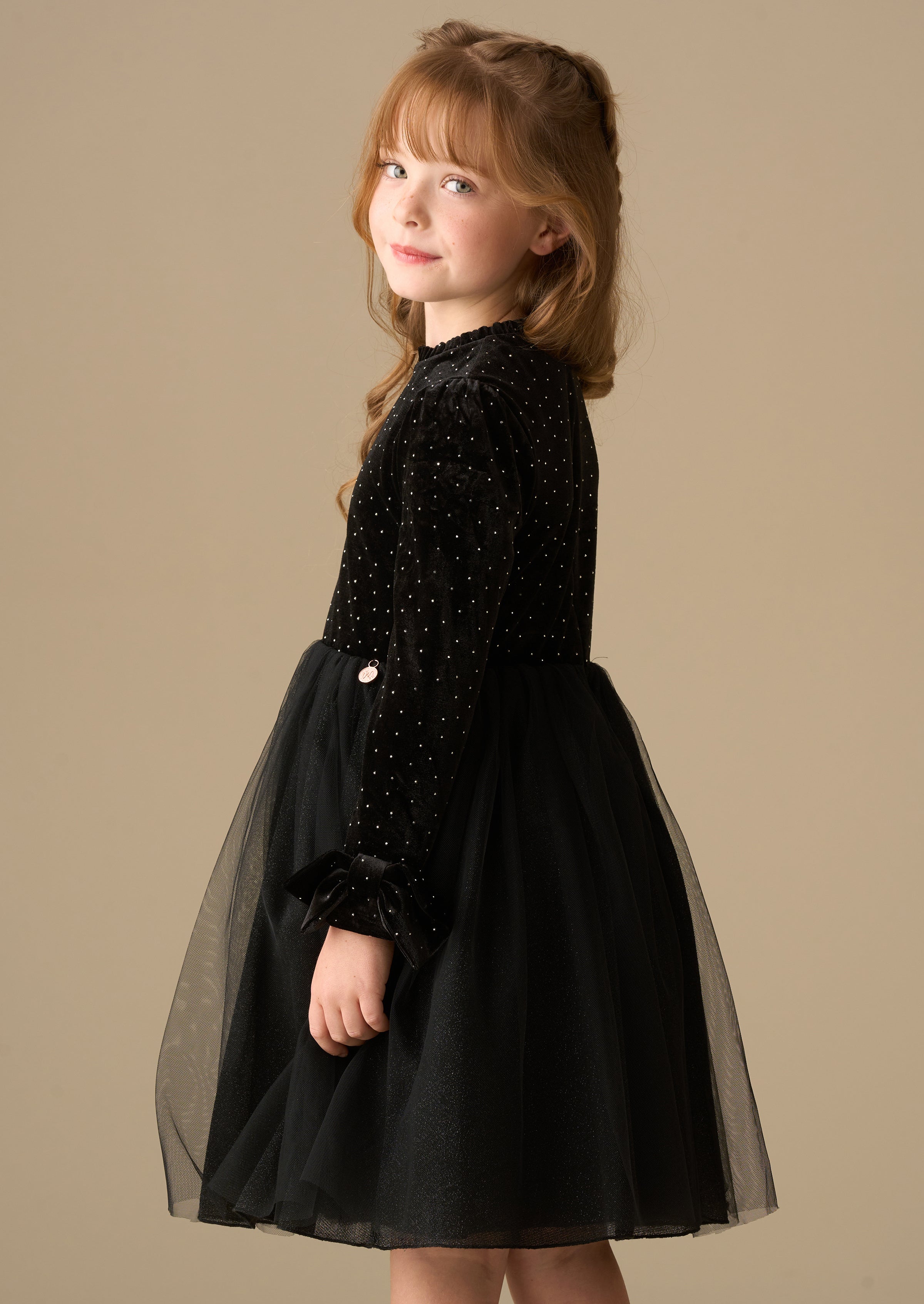 Elsie Velvet Tulle Dress