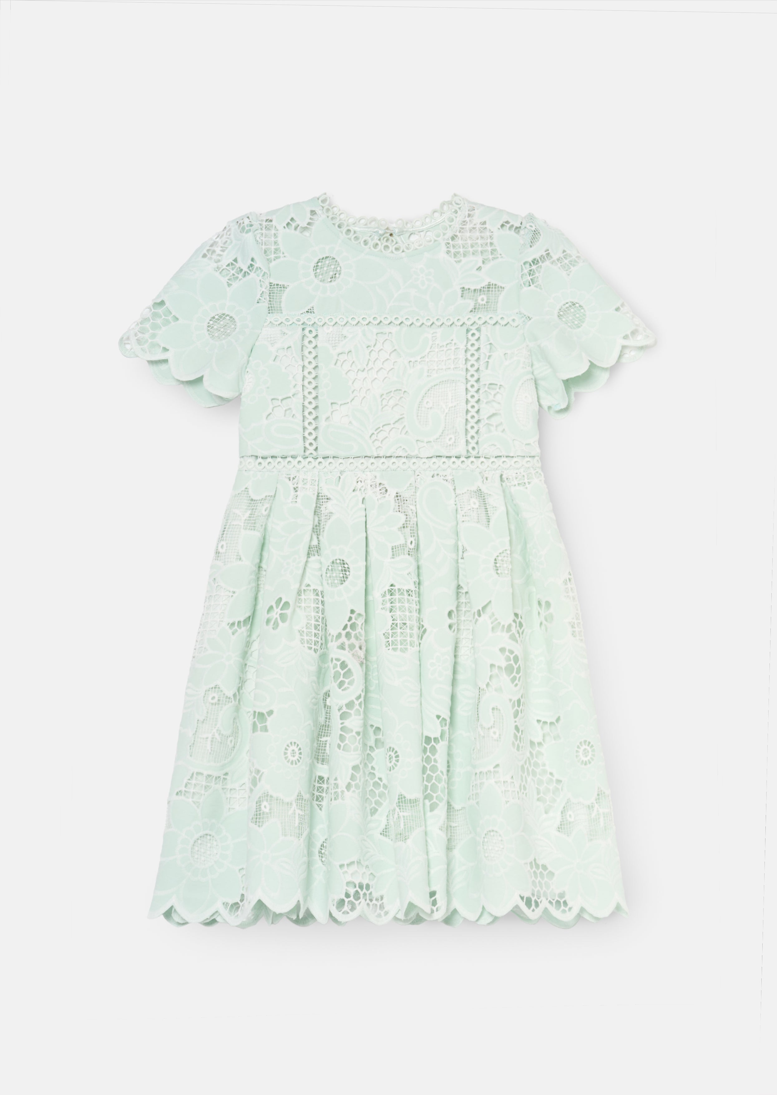 Maeva Mint Lace Dress