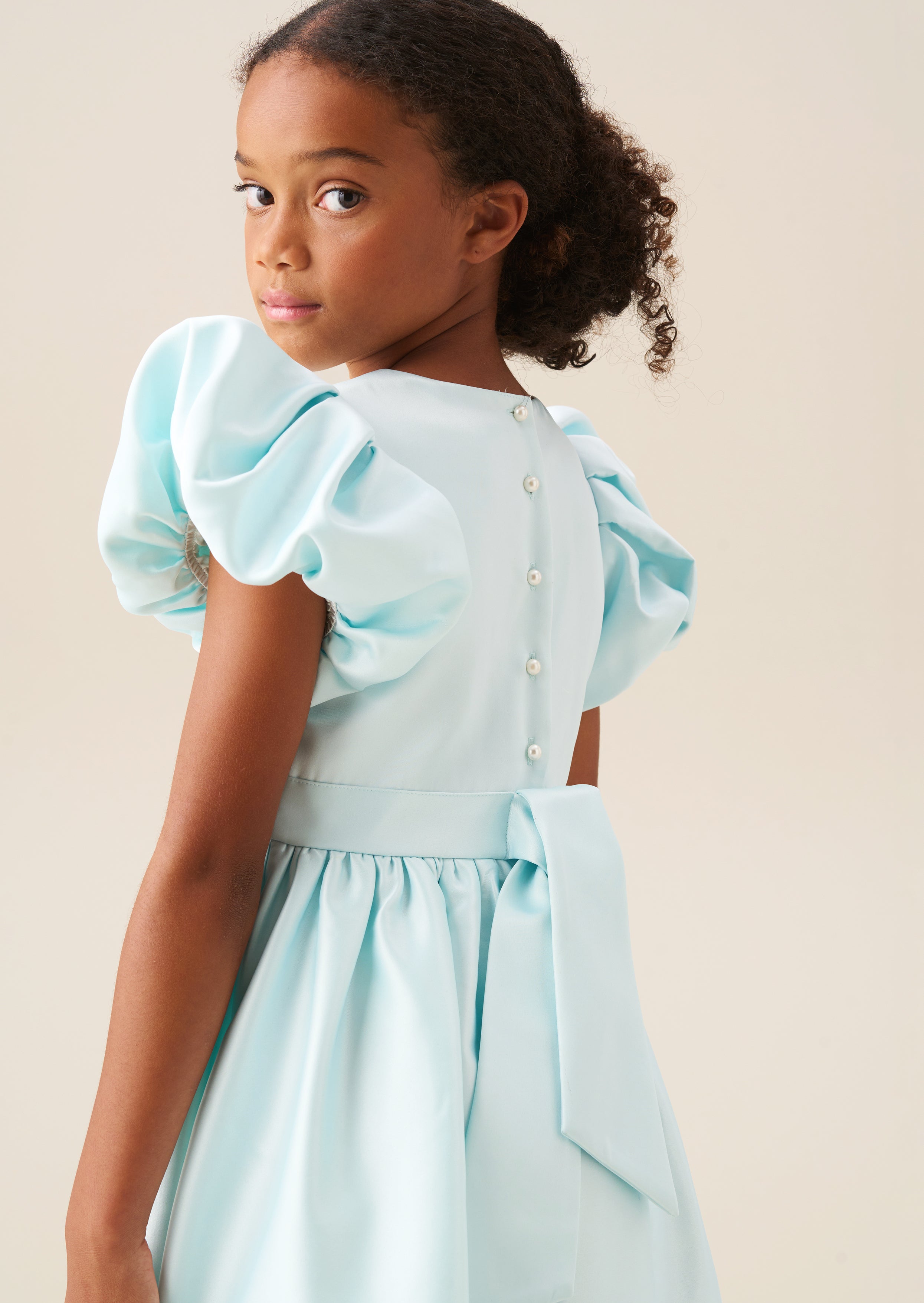 Bluebell Structured Puff Sleeve Dress