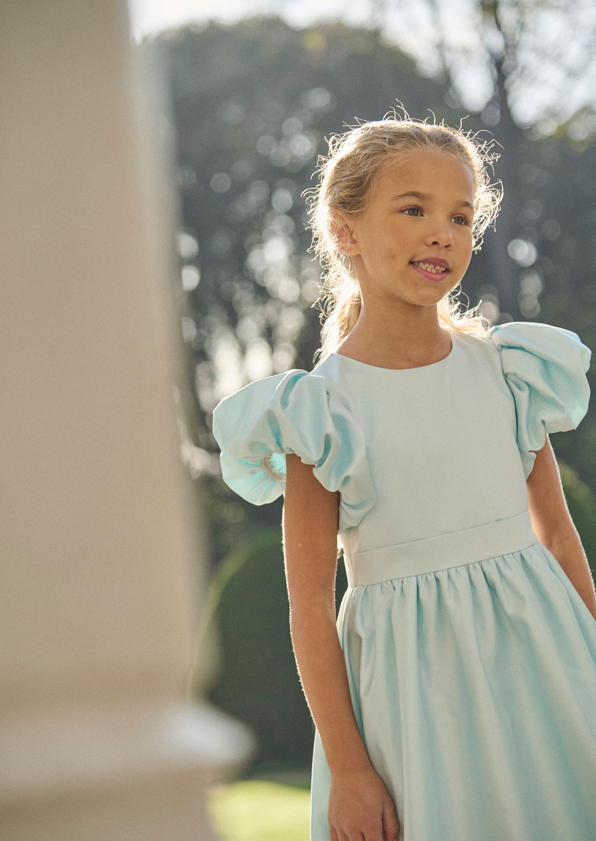 Bluebell Structured Puff Sleeve Dress