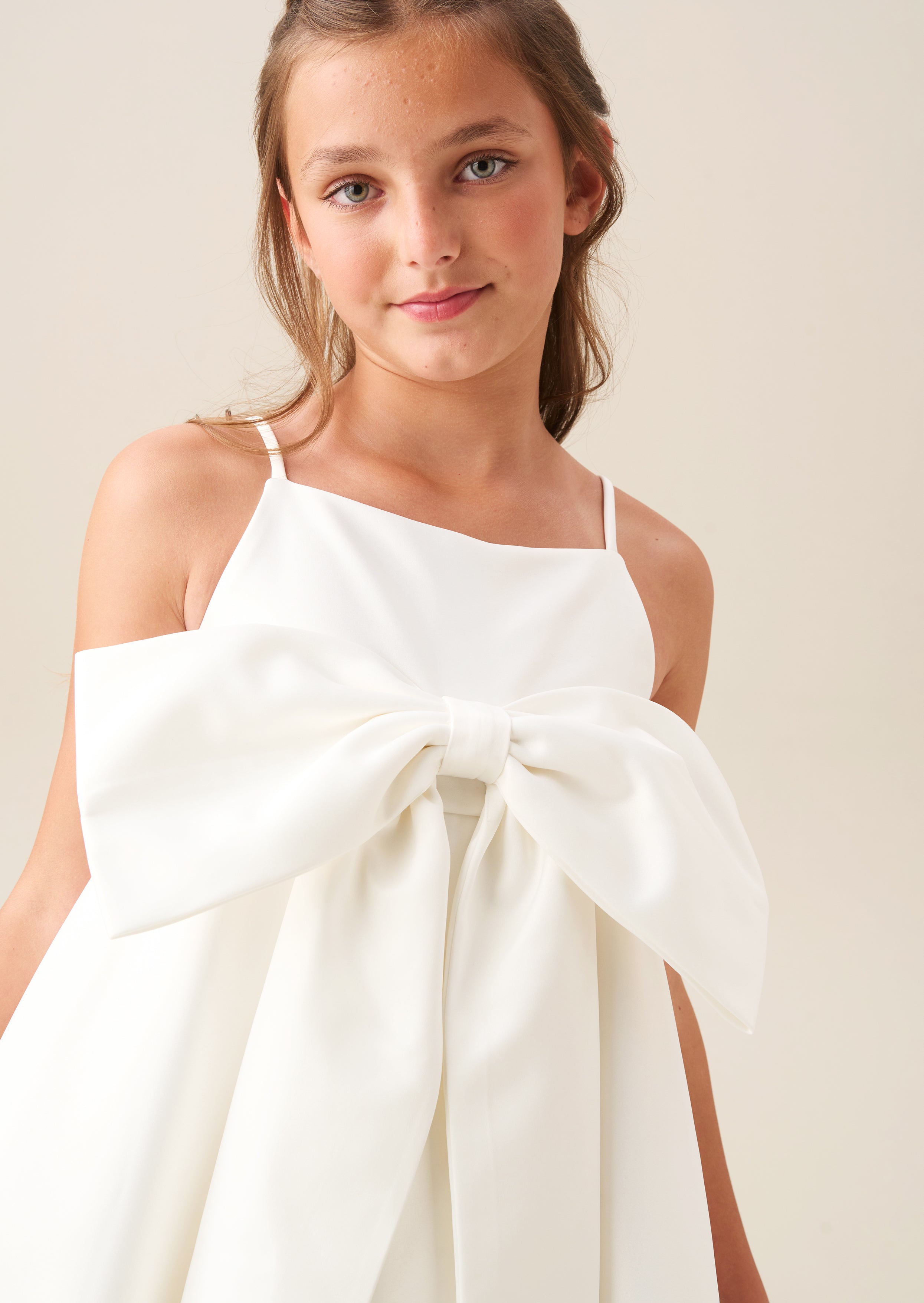Gabriella Bow Pleat Dress