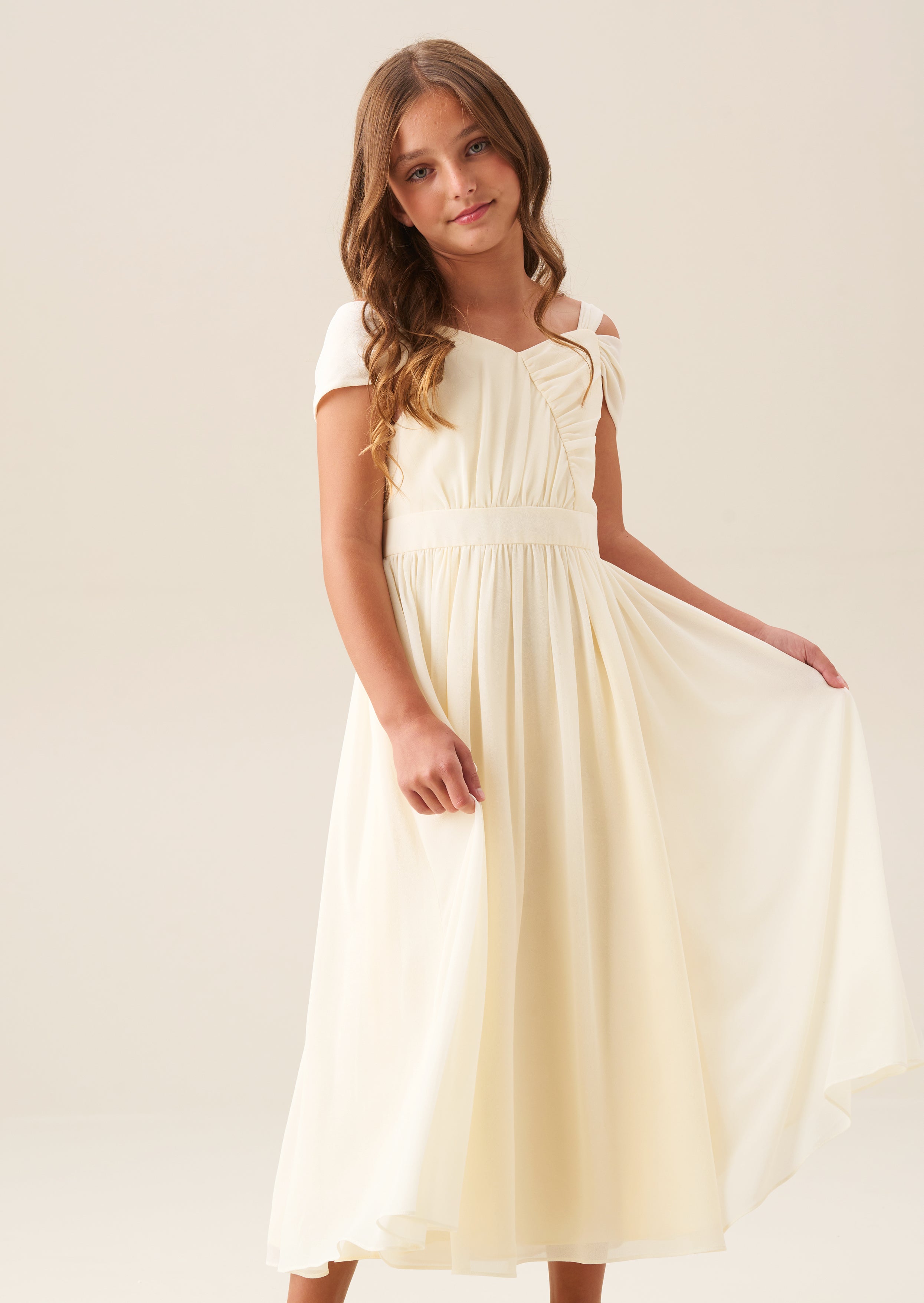 Lena Yellow Maxi Dress