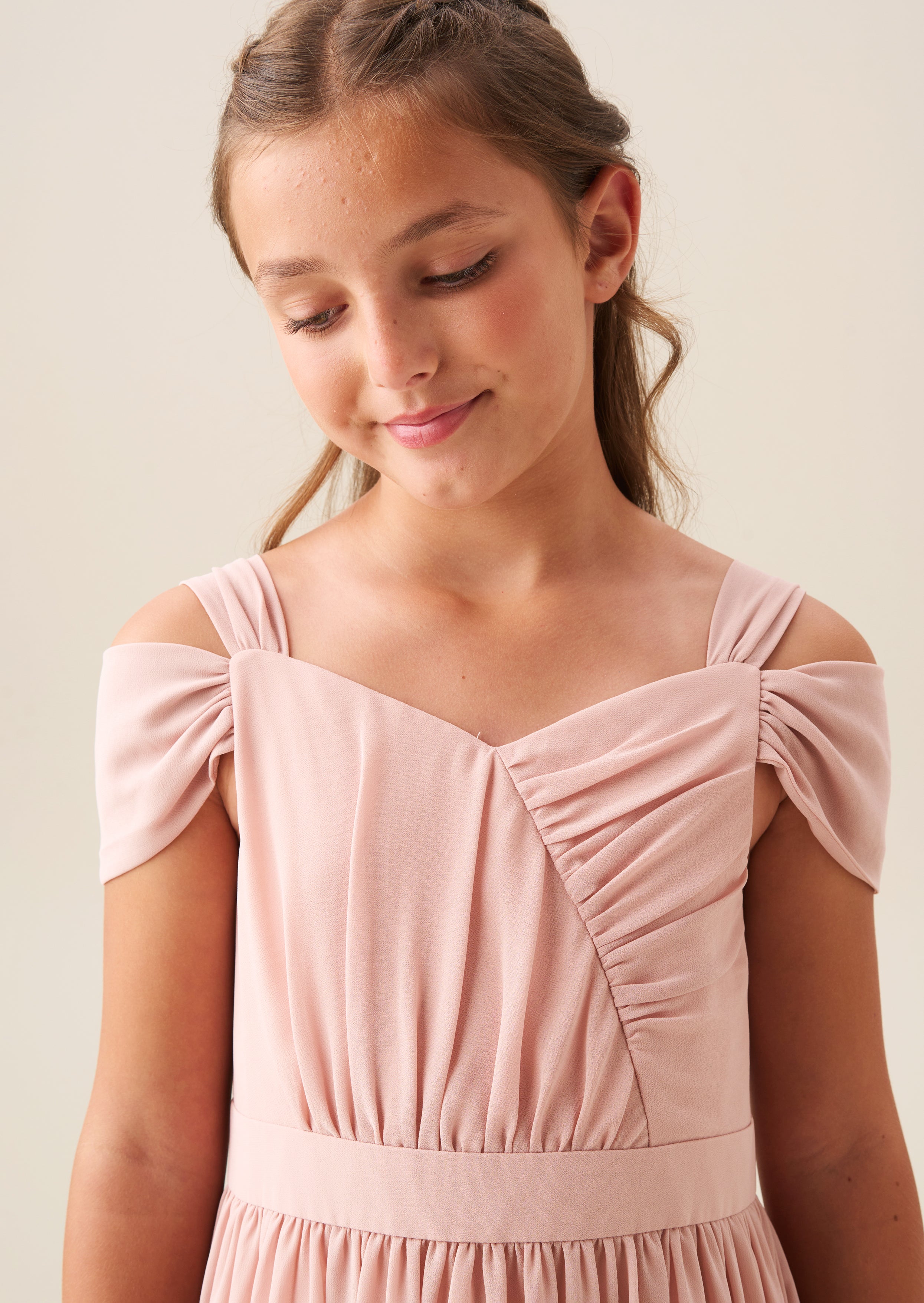 Lena Blush Maxi Dress