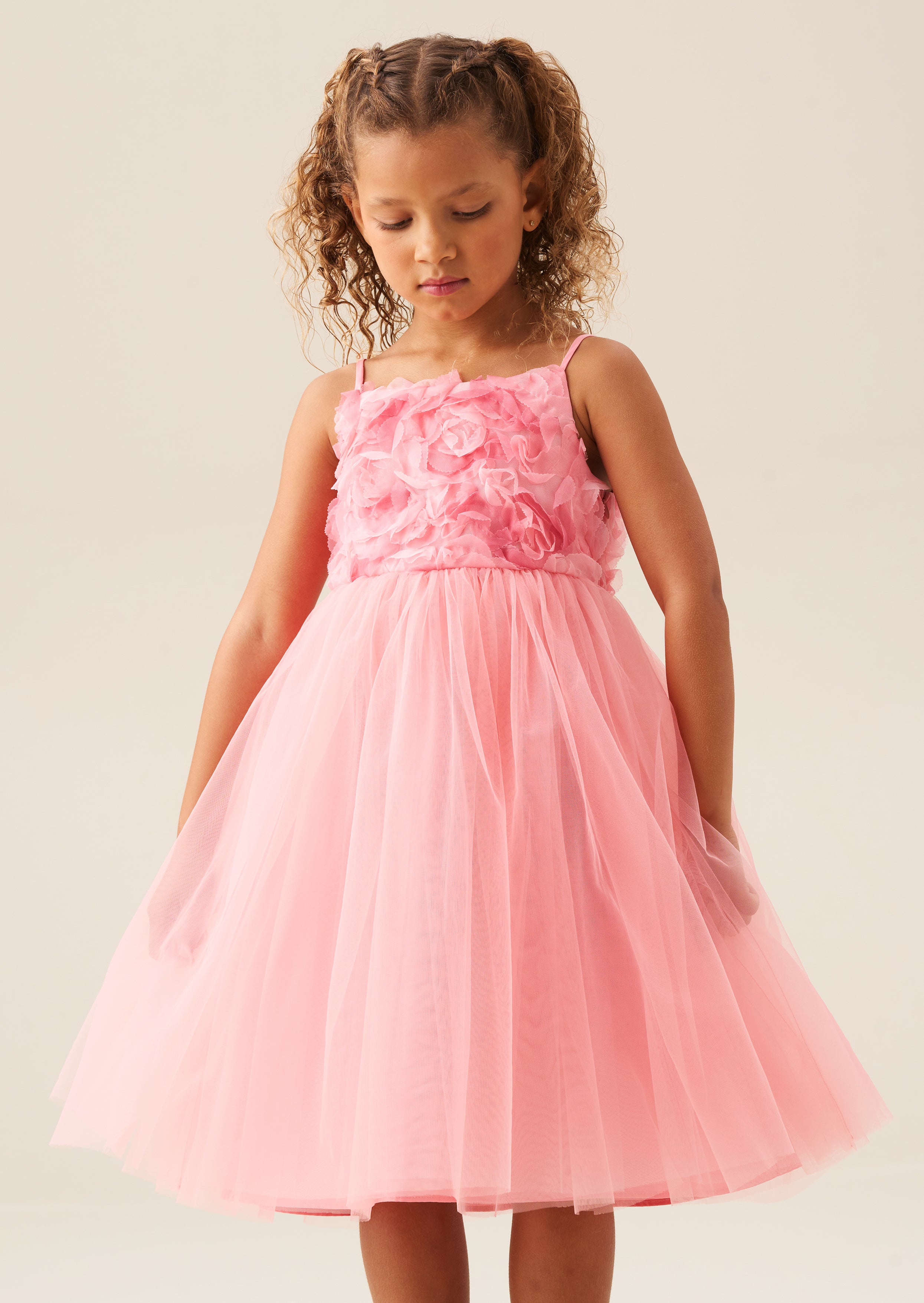 Rosie Embellished Flower Dress