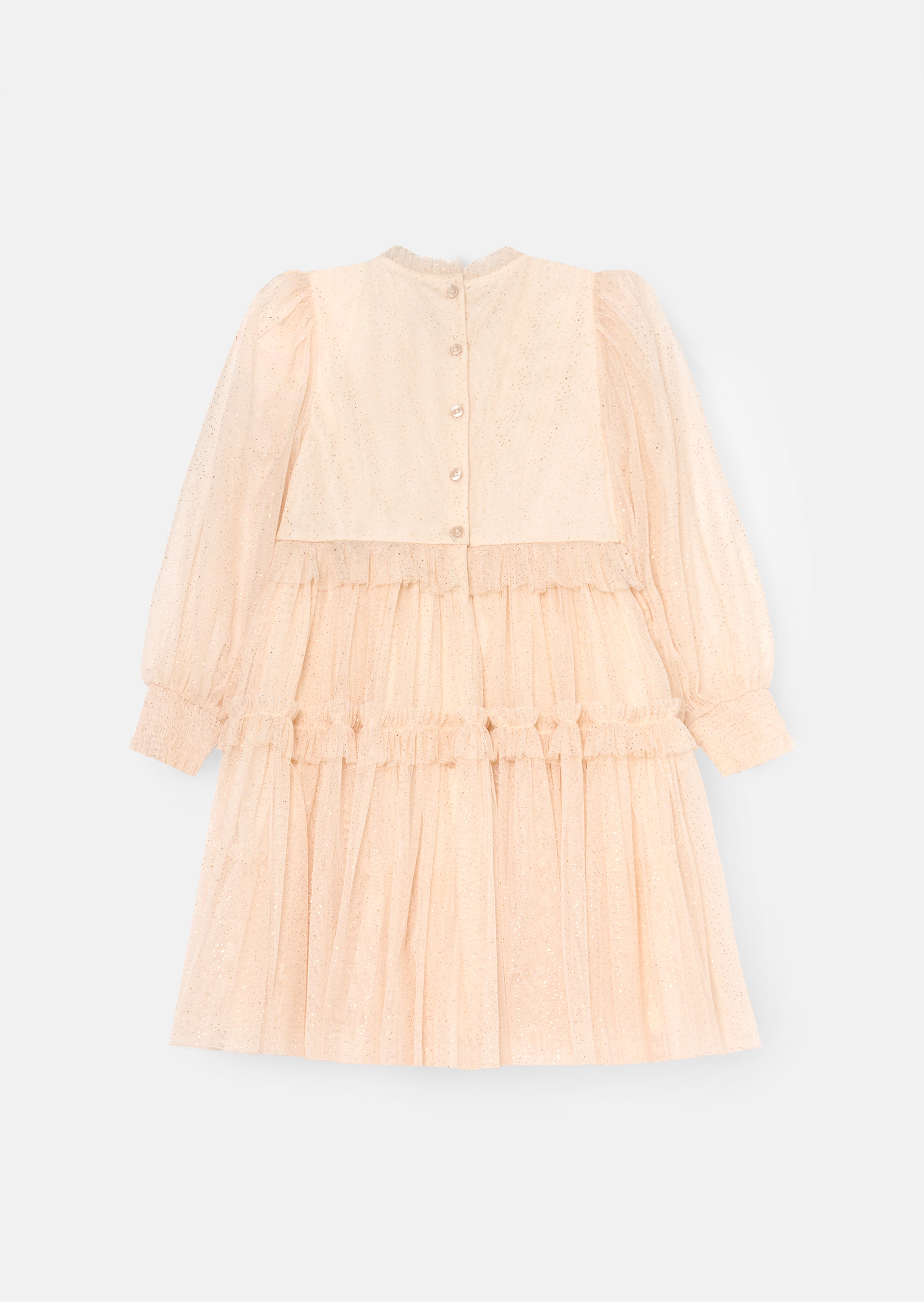 Willow Ivory Balloon Sleeve Boho Dress