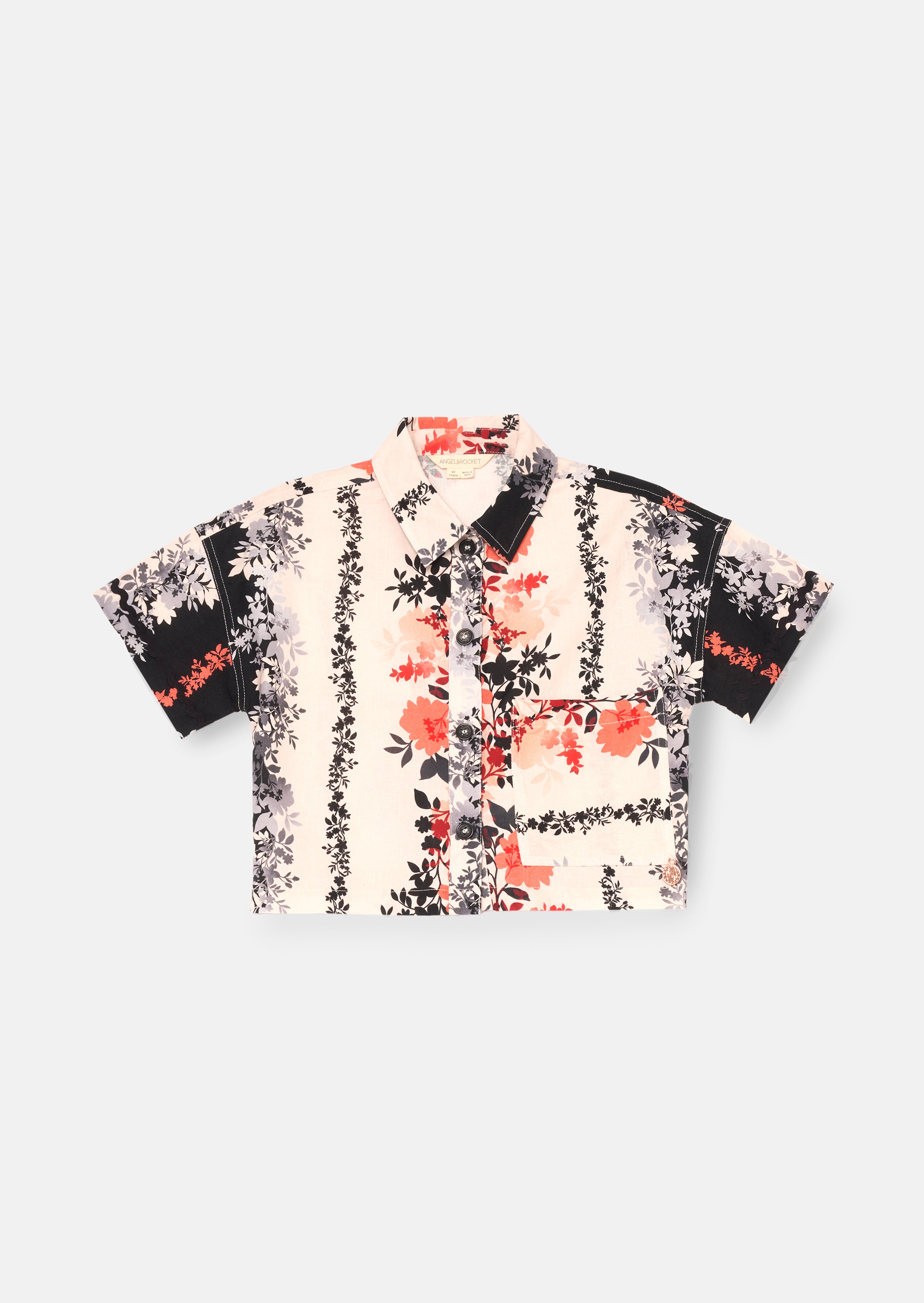 قميص كتان بطبعة بروك