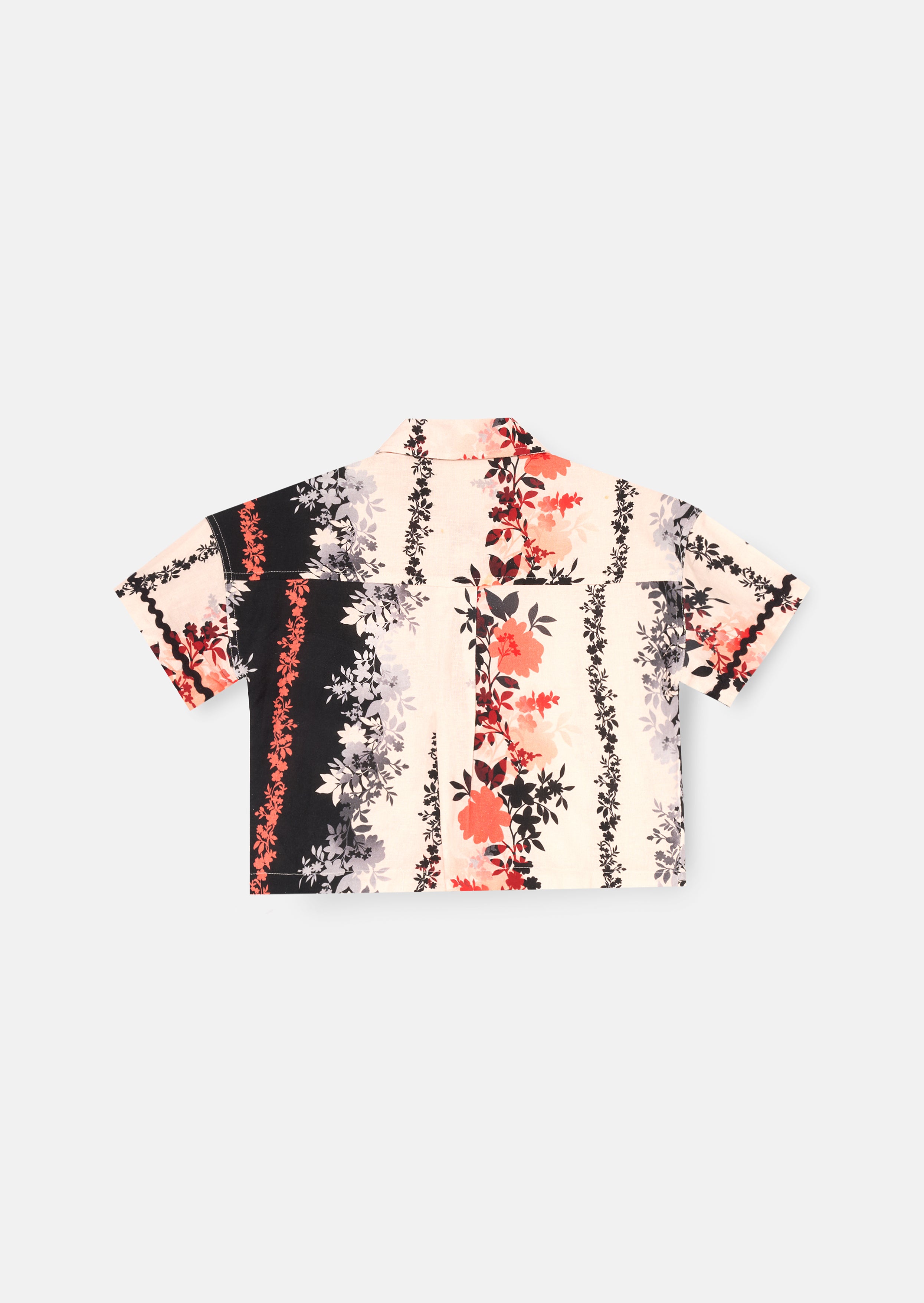 قميص كتان بطبعة بروك