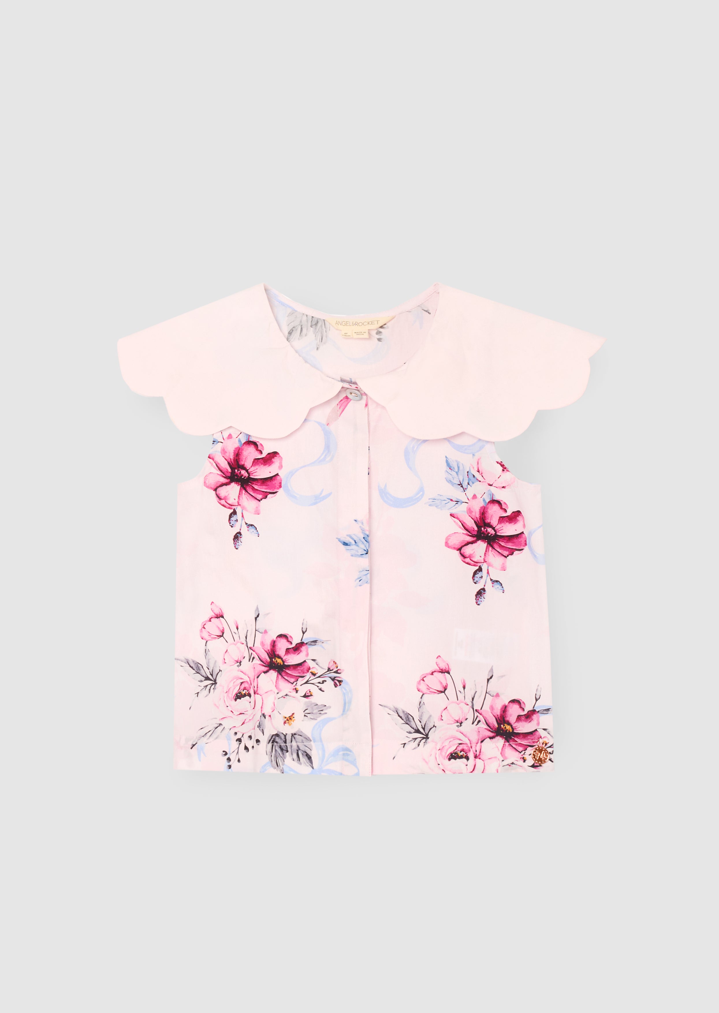 Cleo Scallop Collar Blouse