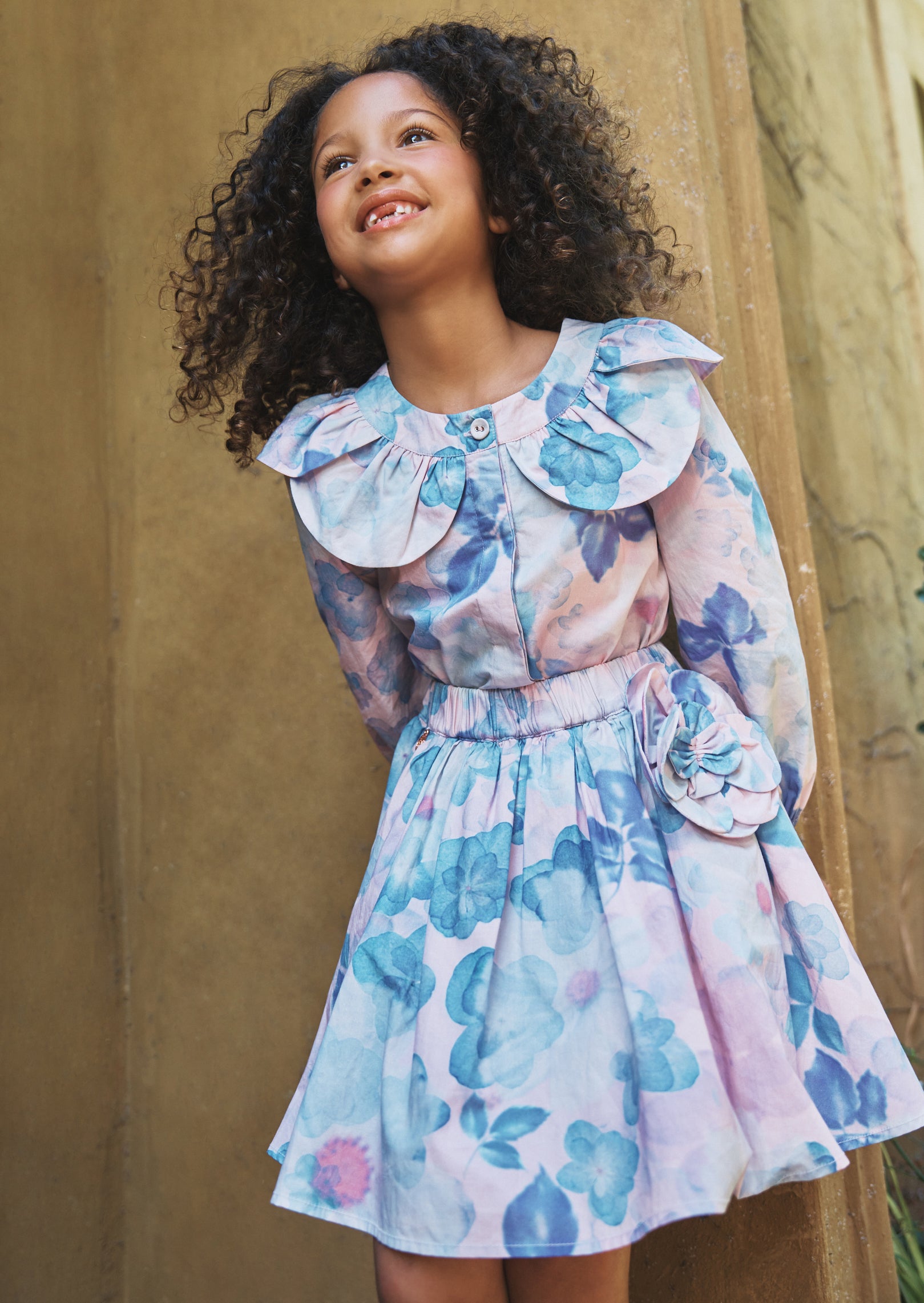 Gonna con Corsage Floreale Celia