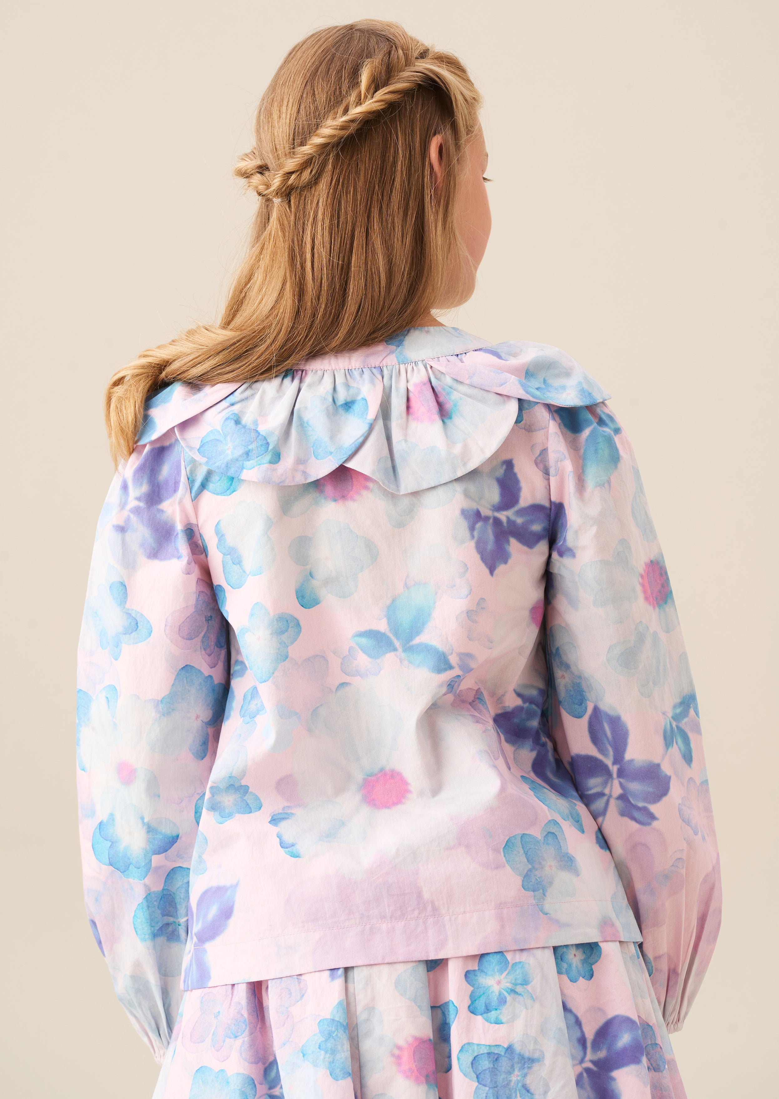 Celia Petal Collar Top