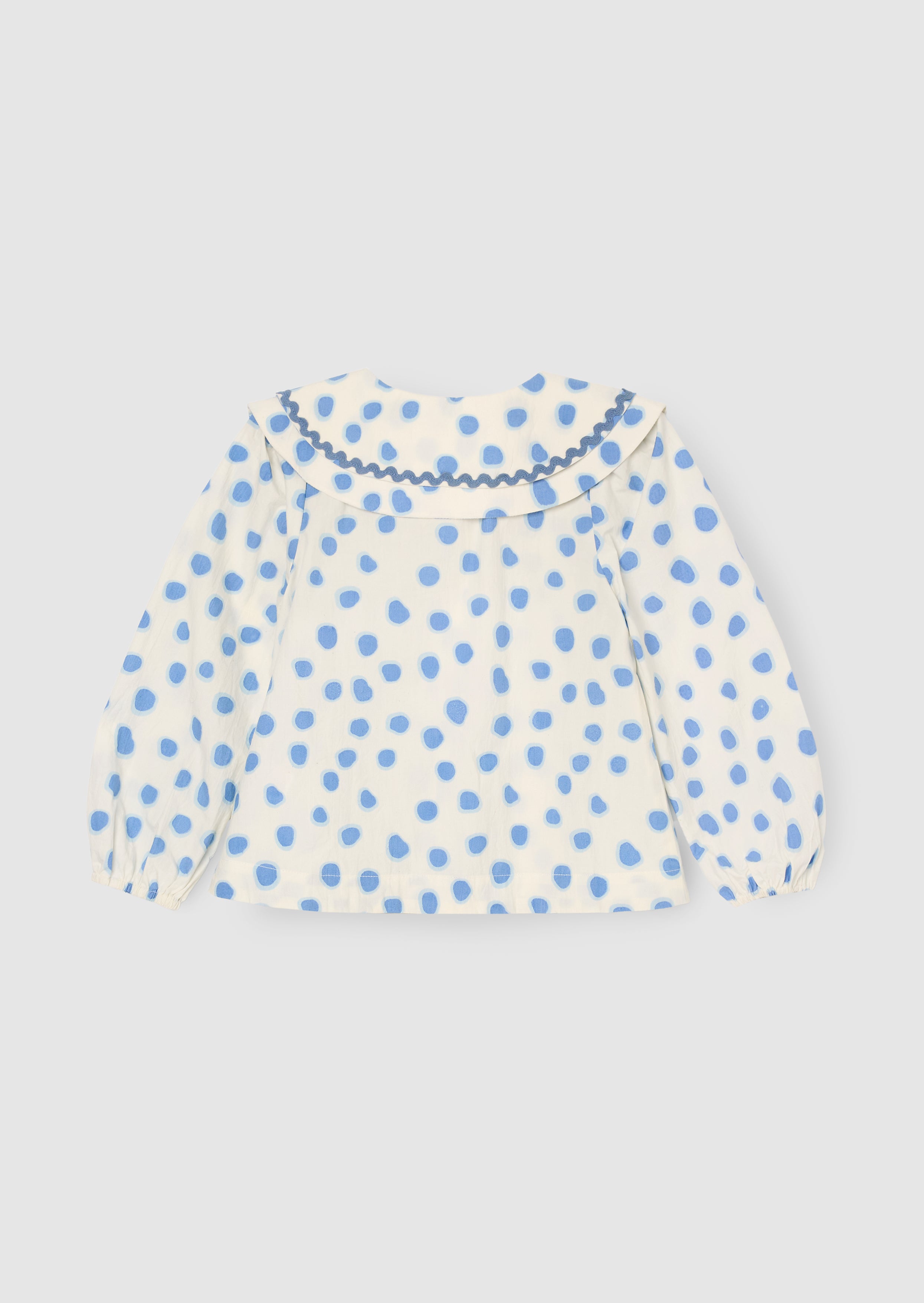 Leonie Double Collar Spot Blouse