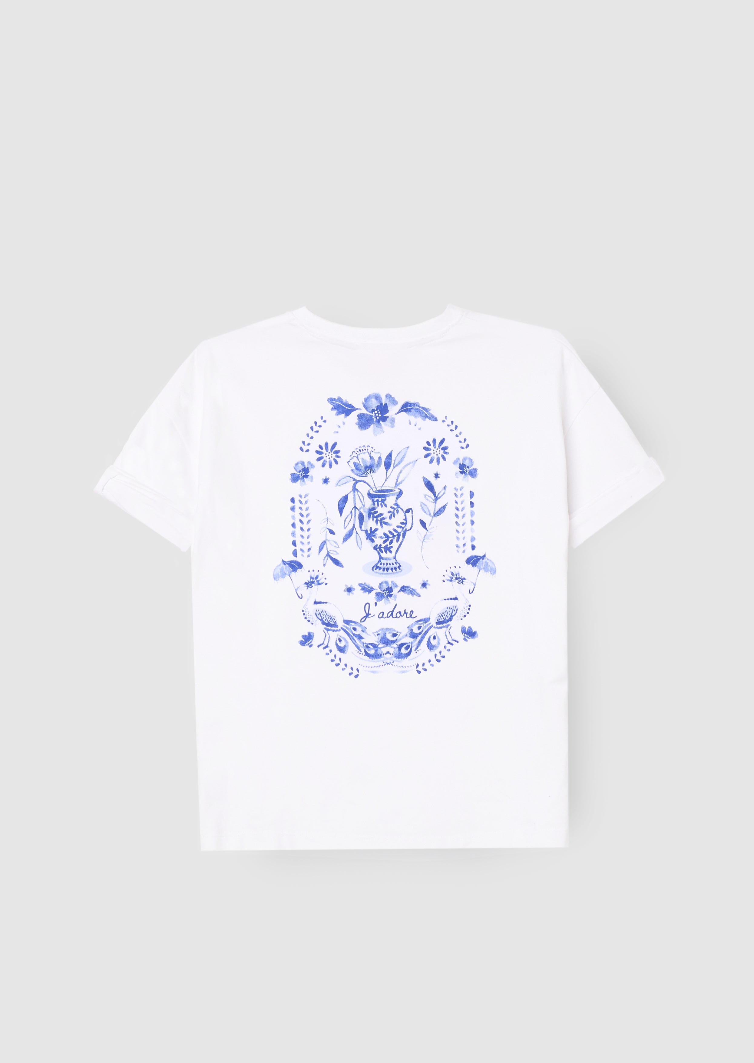 Camiseta con Estampado Floral de Ubicación Joanie