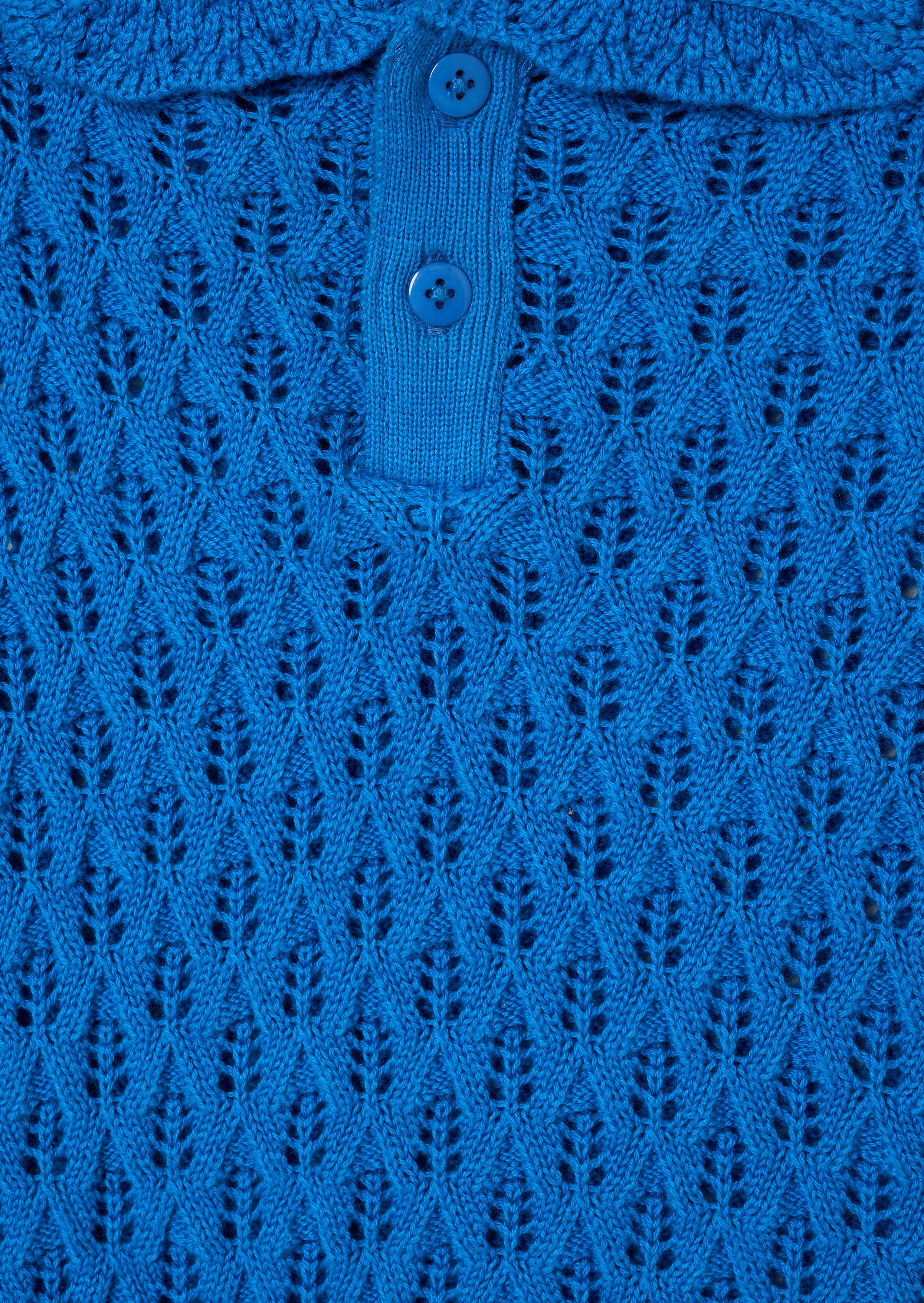 Immy Frill Collar Crochet Knit Jumper