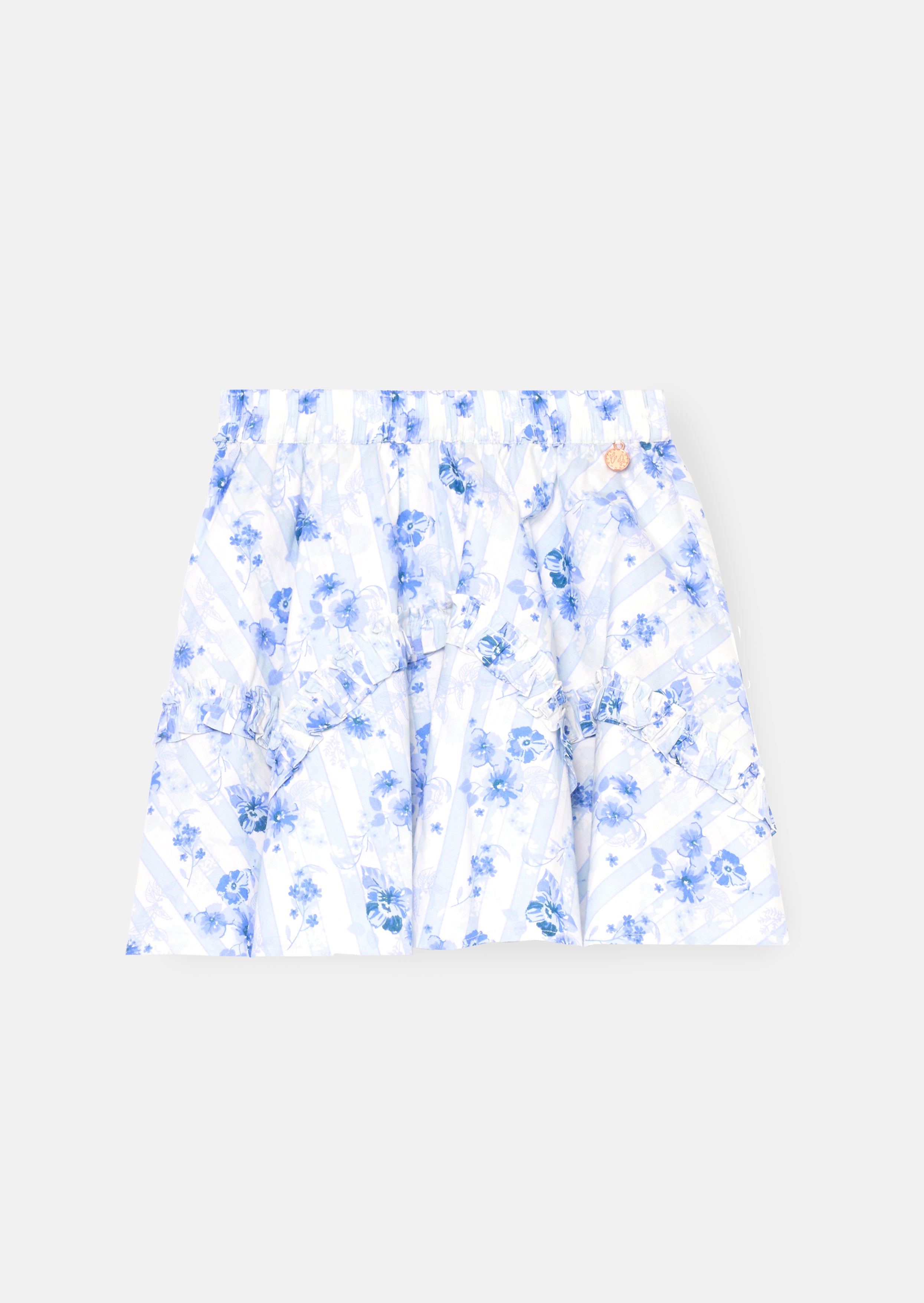Pia Floral Ruffle Detail Skirt