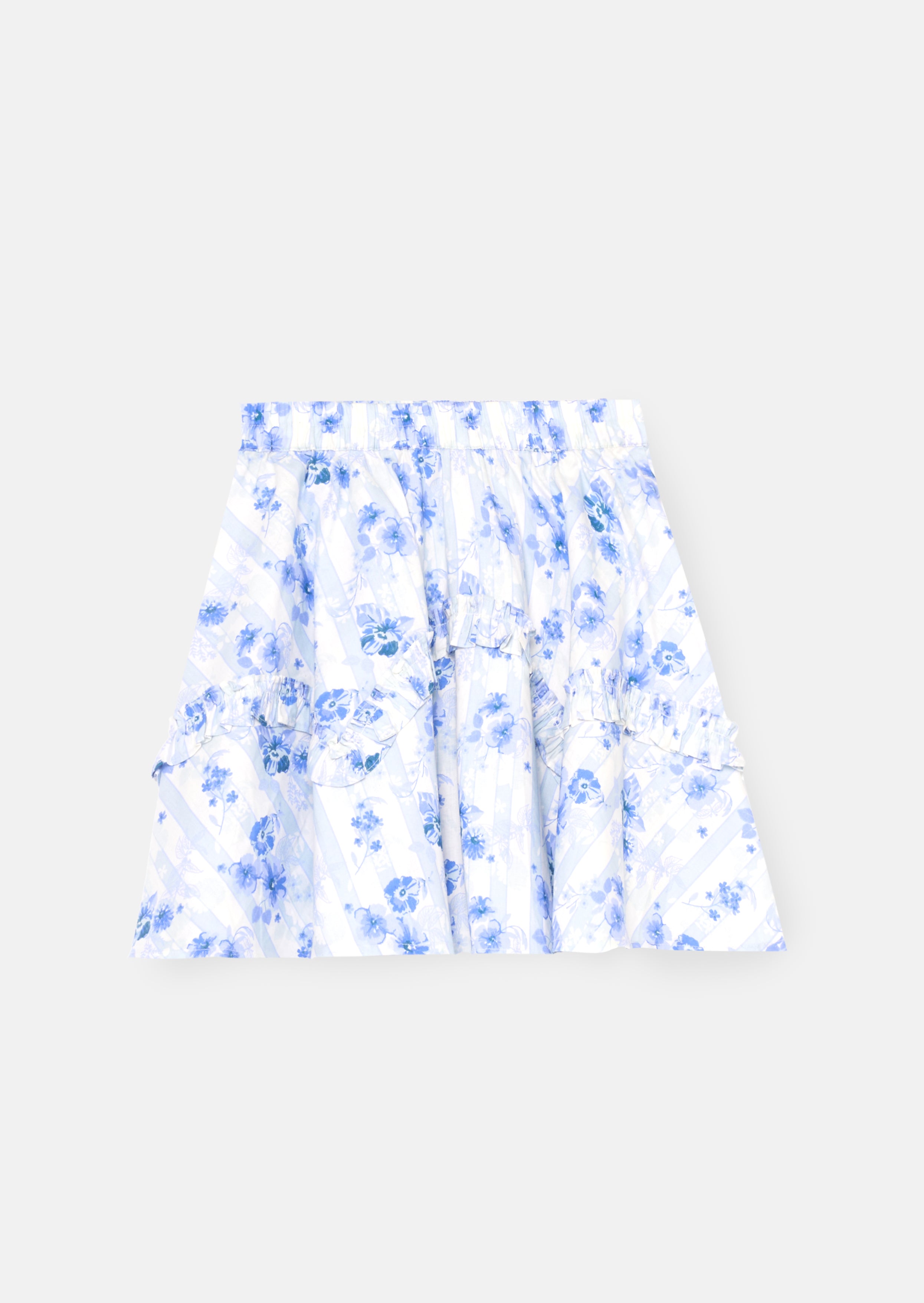 Pia Floral Ruffle Detail Skirt