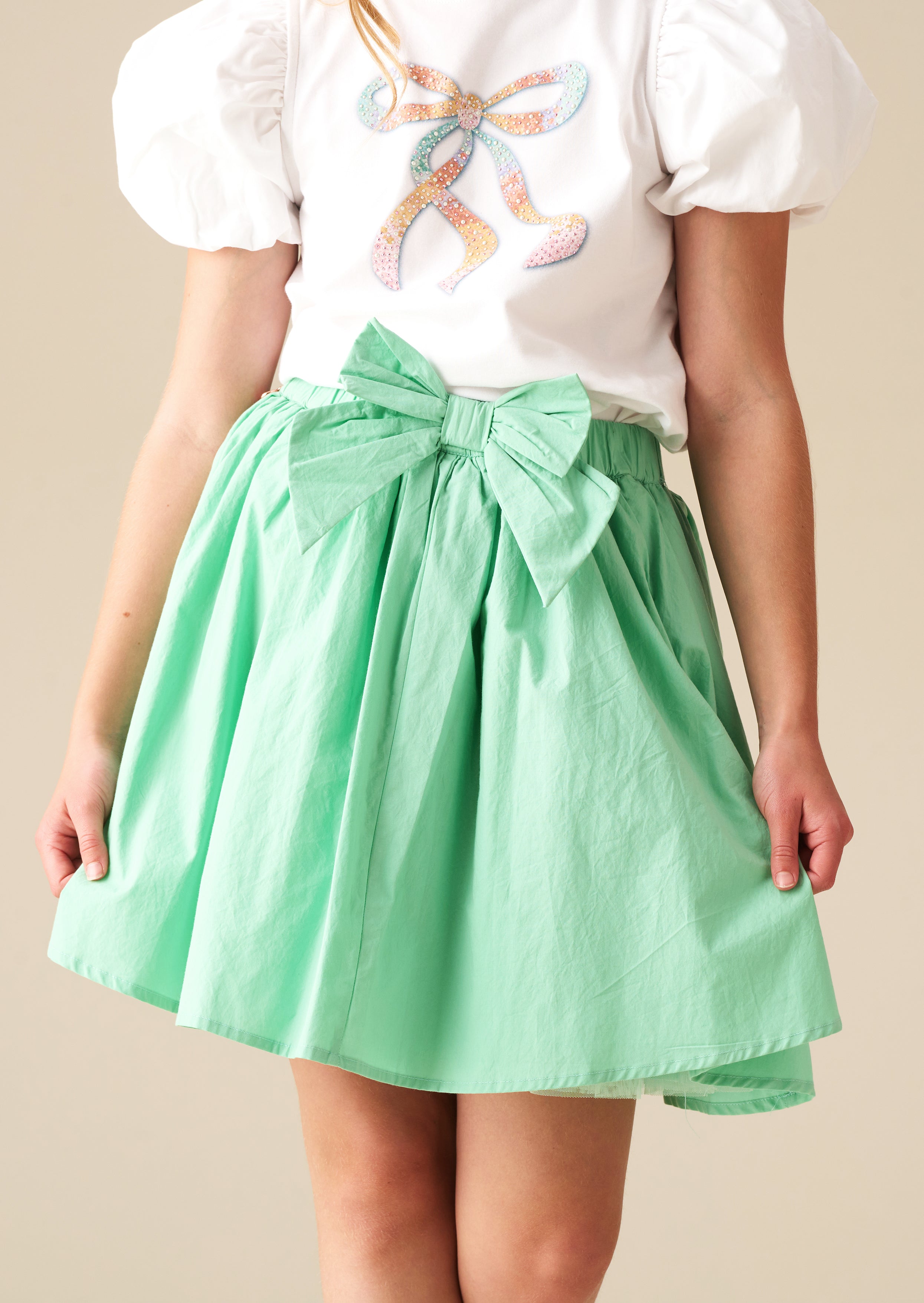 Roxie Bow Waist Skirt