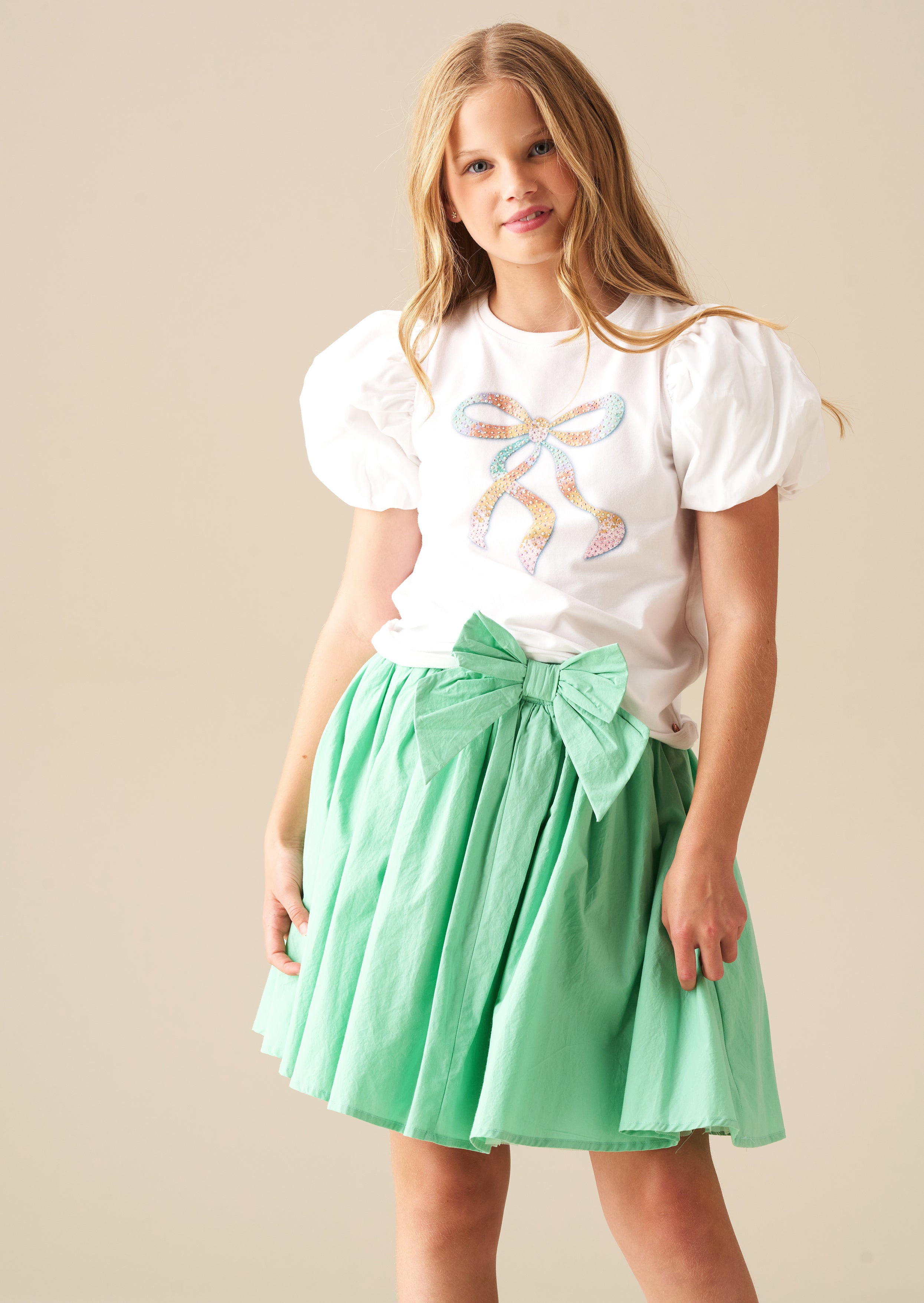 Roxie Bow Waist Skirt