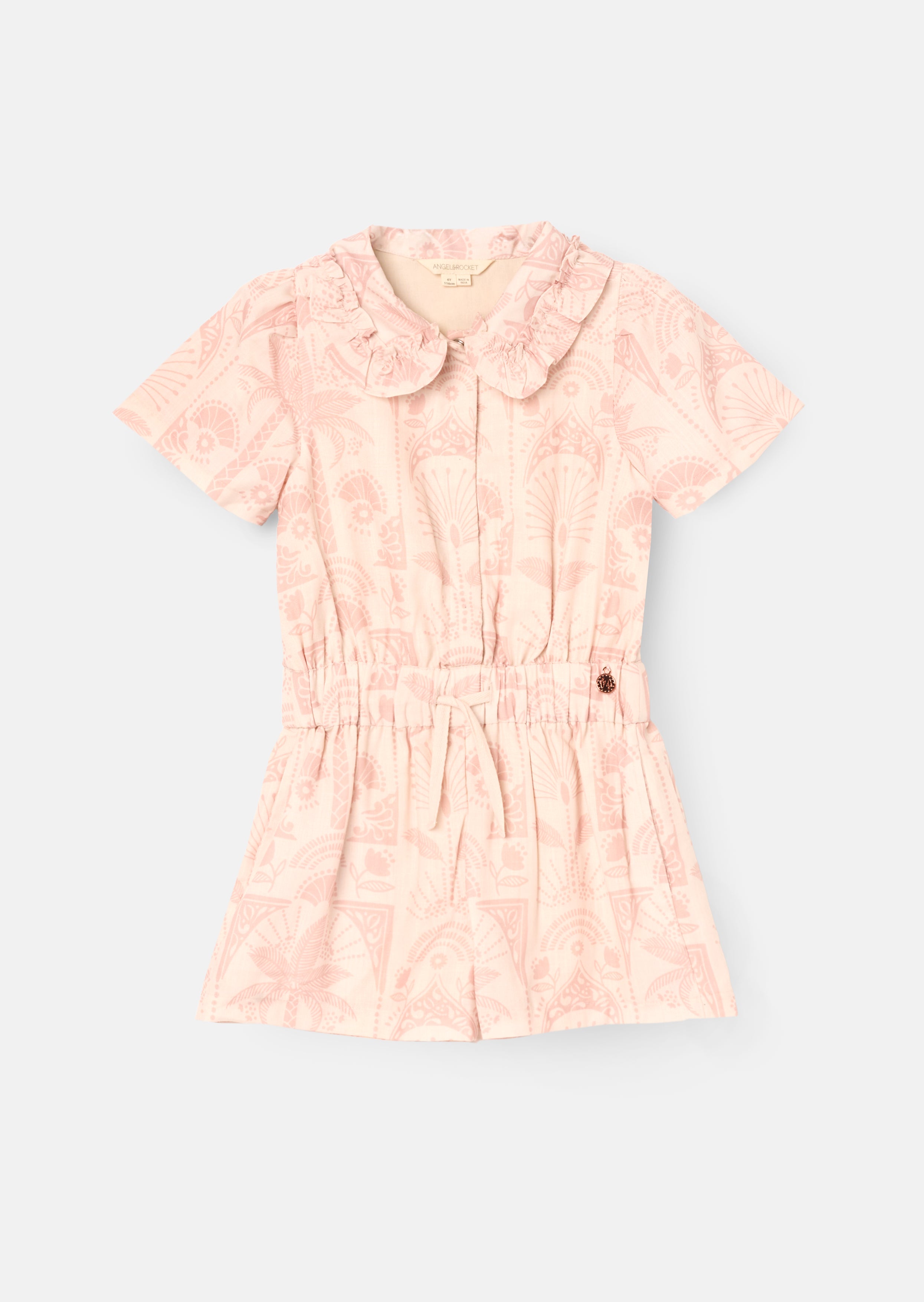 Combinaison Abby Linen à taille nouée